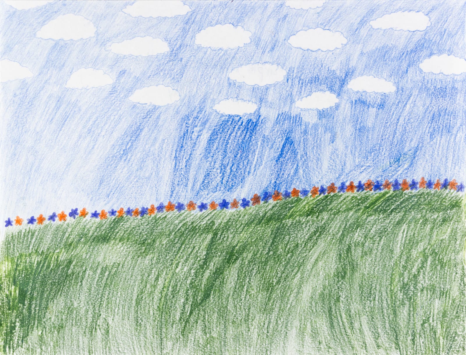 Nithi Thirumurugan, Orange and Purple Flowers in the Field in the Day, 2024