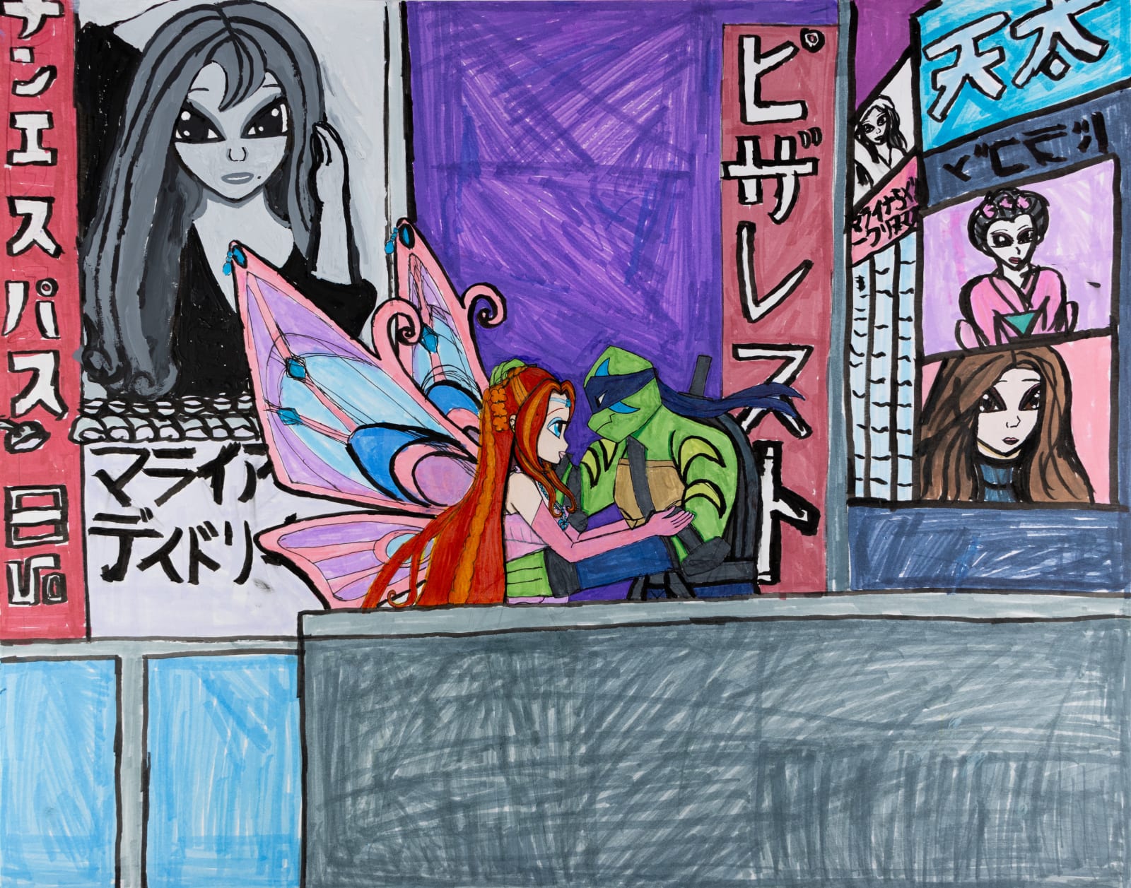 Raina 'Tokyo' Carter, Untitled (Shibuya Scene), n.d.