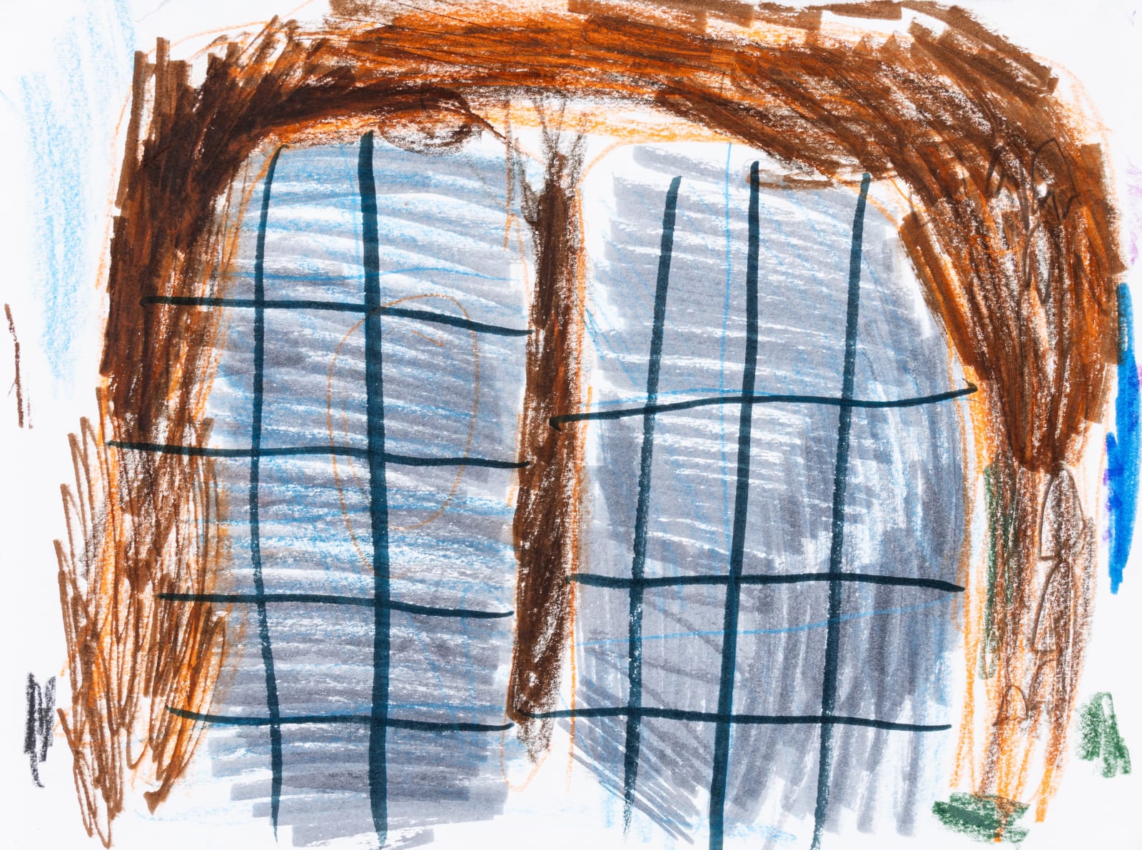 Richard Auth, Fall Leaf Design on the Fermi Institute, 2025