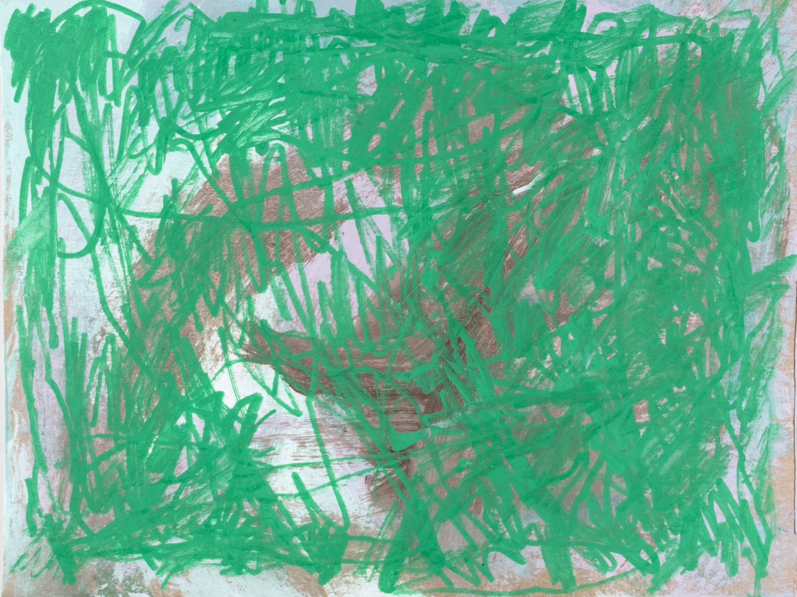 Sam Filicky, Marker + Paint on Cardboard, 2024