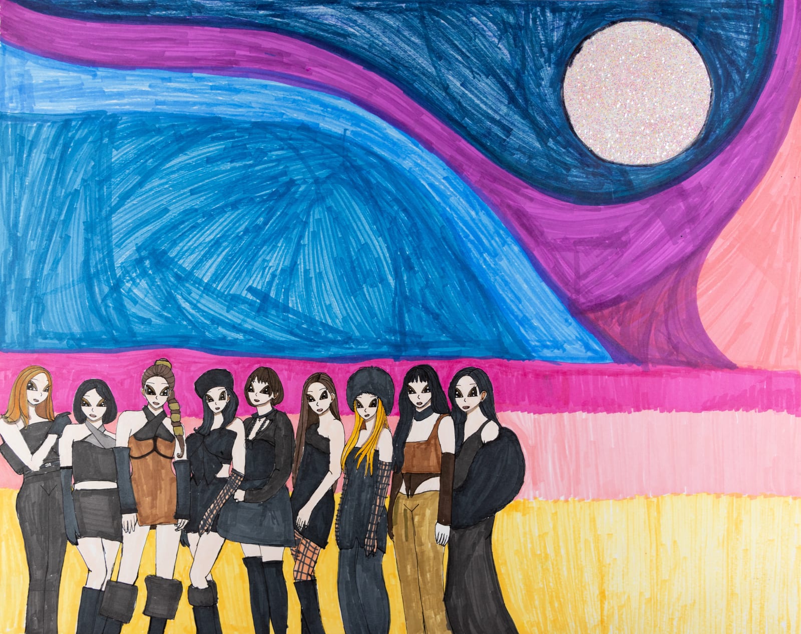 Raina 'Tokyo' Carter, Moonlight Sunrise, n.d.