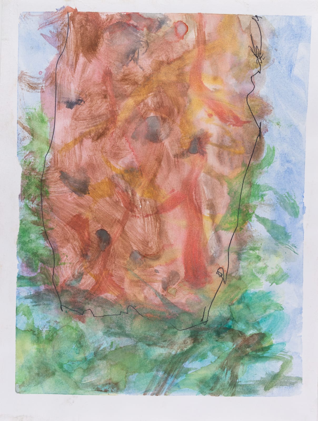 Chris Viau, Red Wood Tree Top, 2020