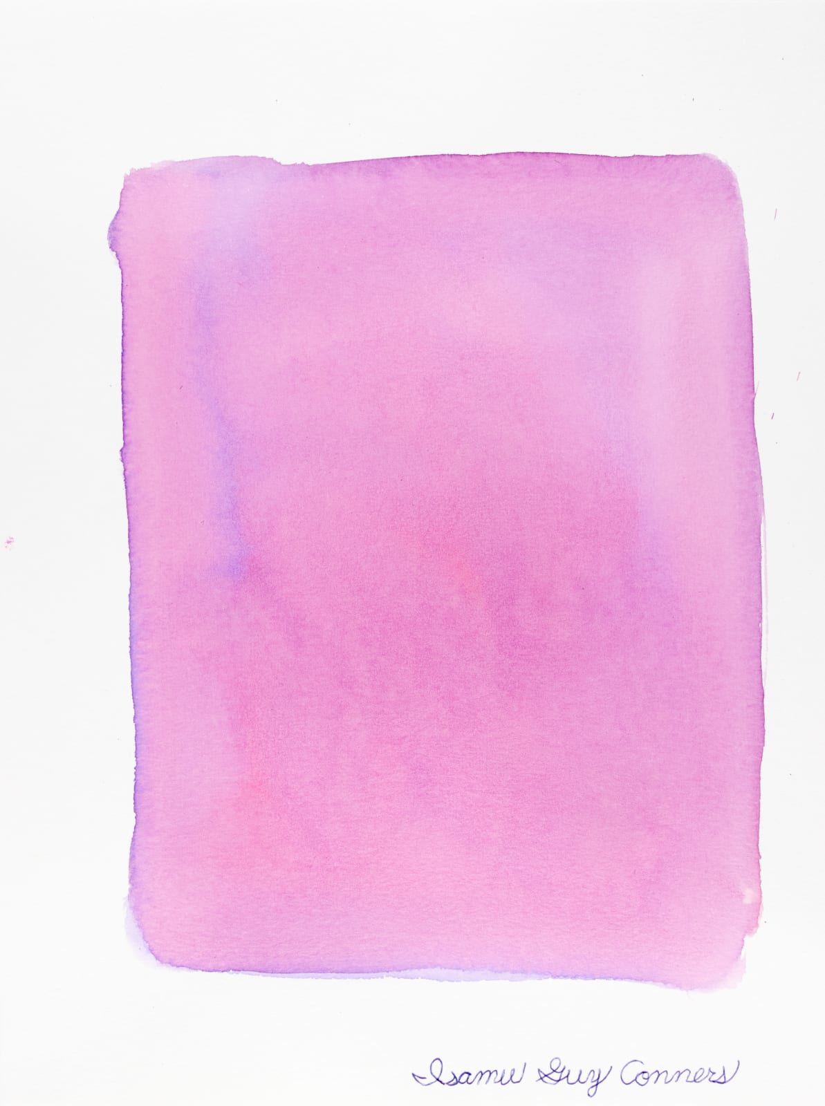 Isamu Guy Conners, Magenta Rectangle, 2023