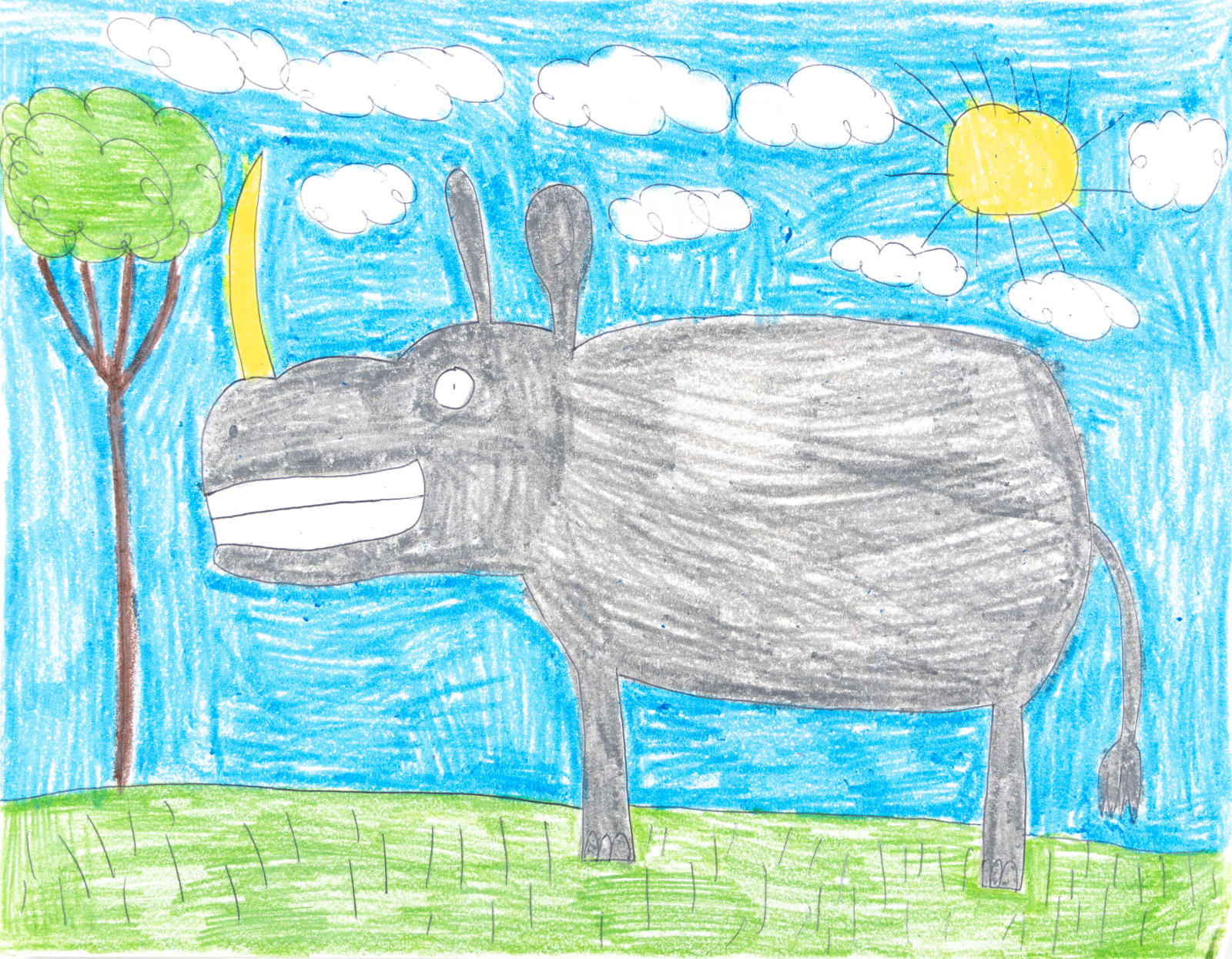 Alex Scott, Rhinoceros, 2018