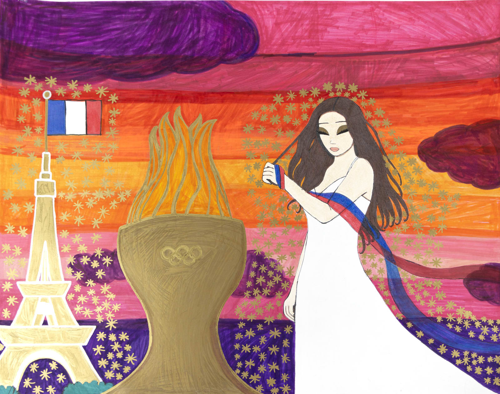 Raina 'Tokyo' Carter, Namie Amuro in Paris Olympic Games, 2024