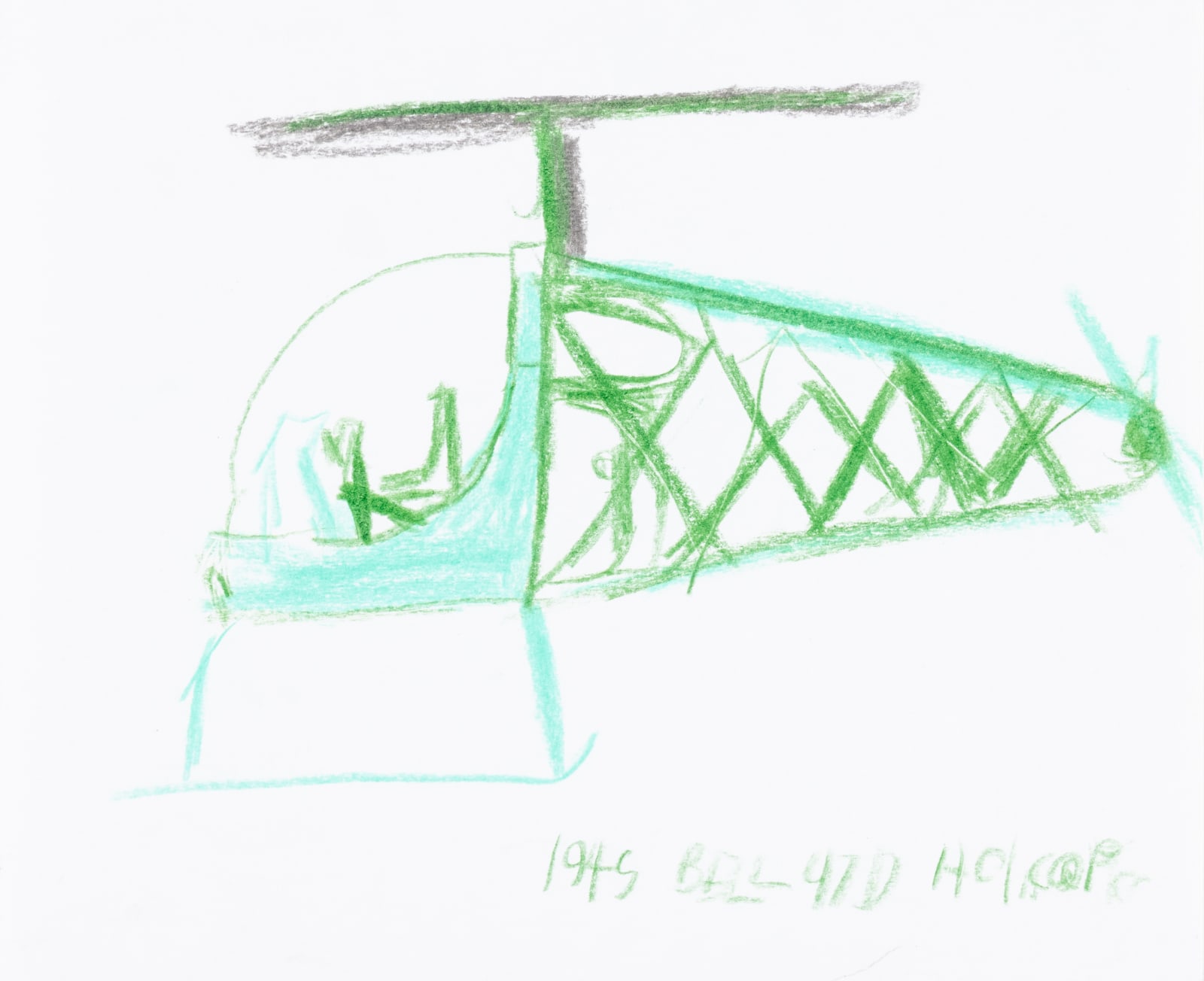 Richard Auth, 1945 Bell 47 D Army Helicopter, 2025