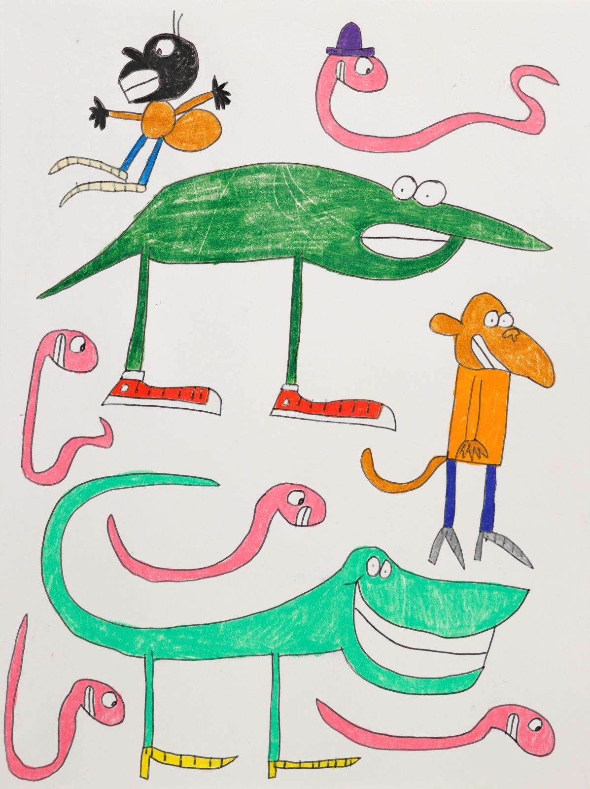 Alex Scott, Untitled (Worms), n.d.