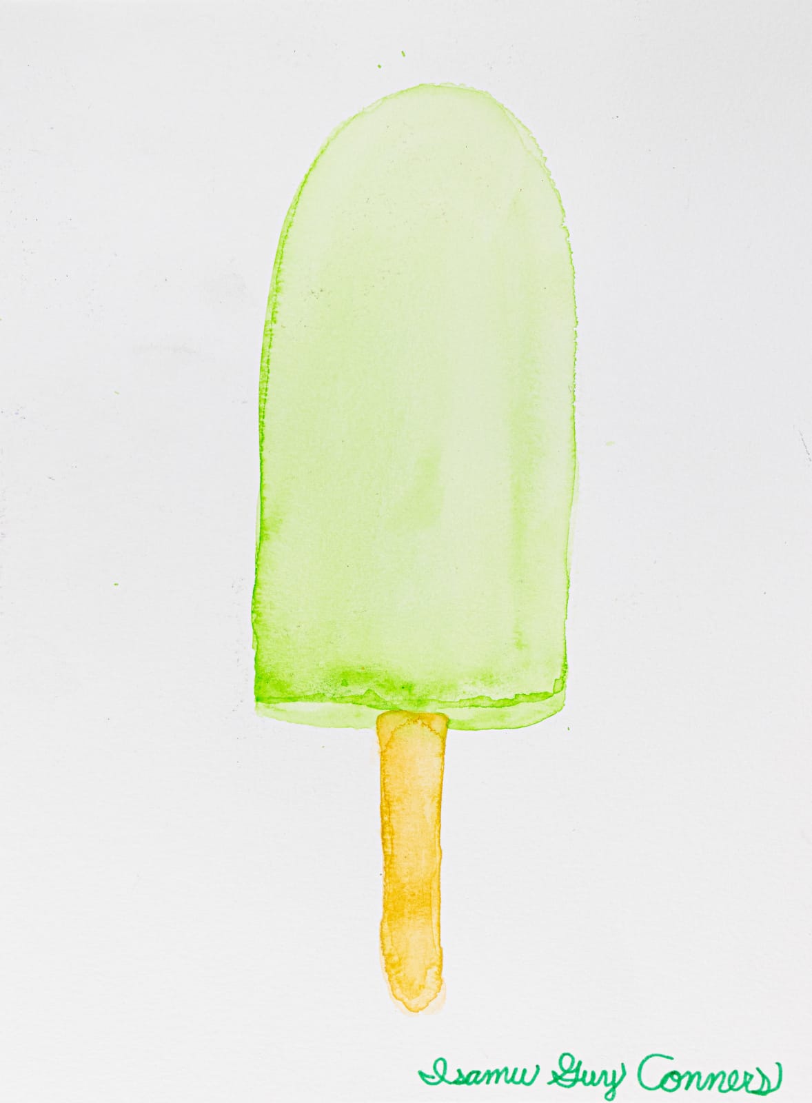 Isamu Guy Conners, Green Popsicle, 2023