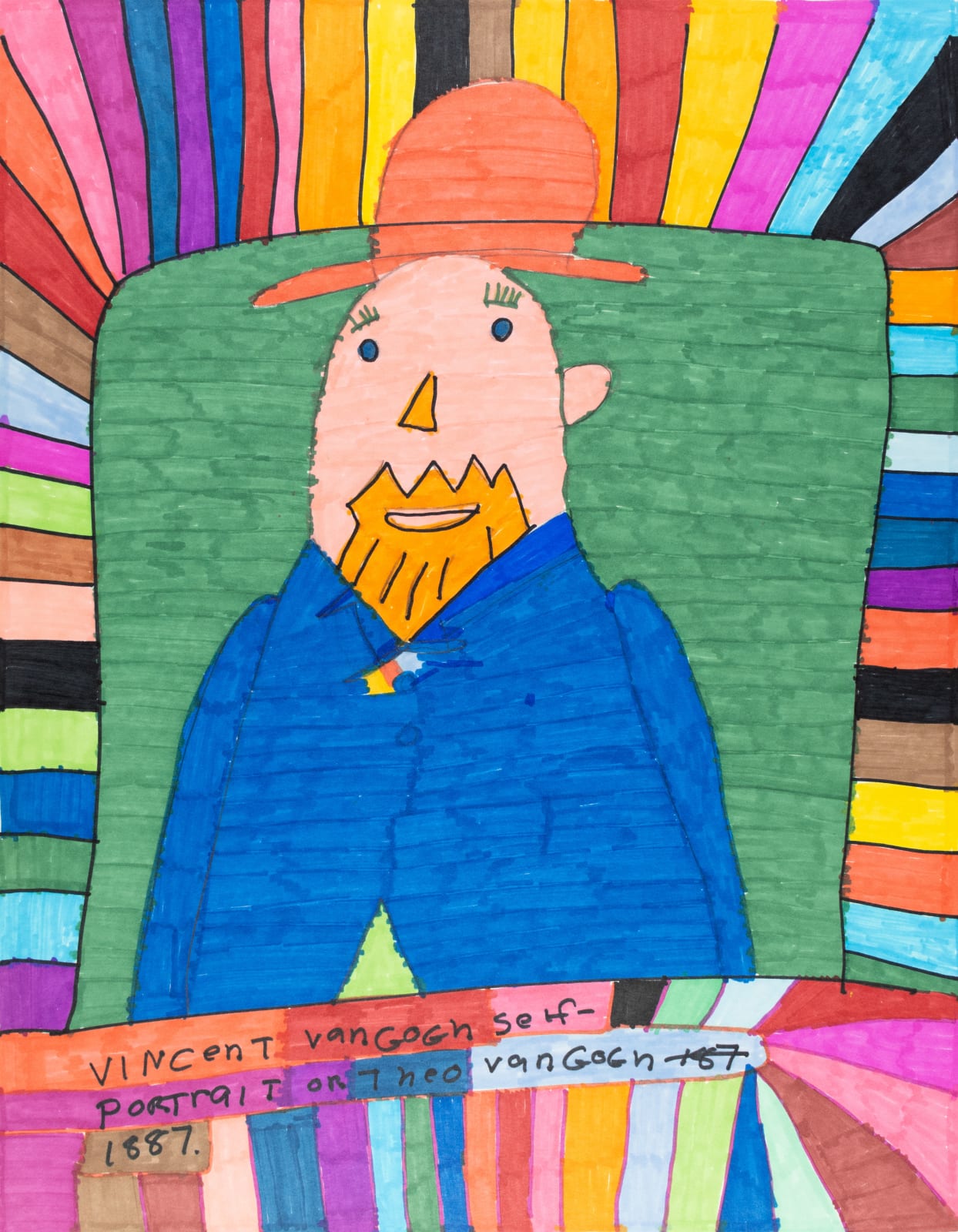 Maria Vanik, 1887 Vincent Van Gogh Self Portrait Theo Van Gogh, 2021