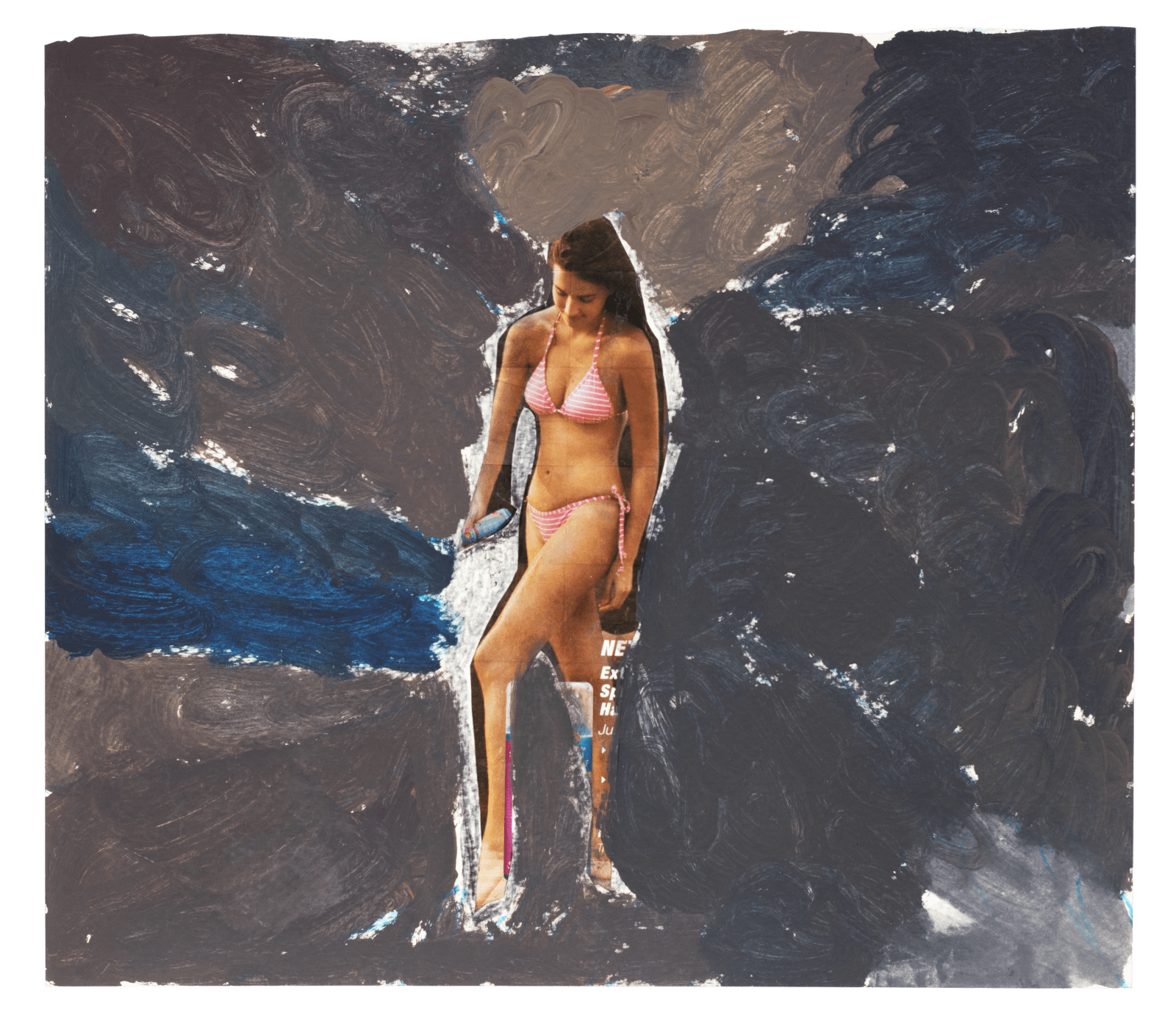 Veronica 'Ronnie' Cuculich, Untitled [Woman in Pink Striped Bikini], n.d.