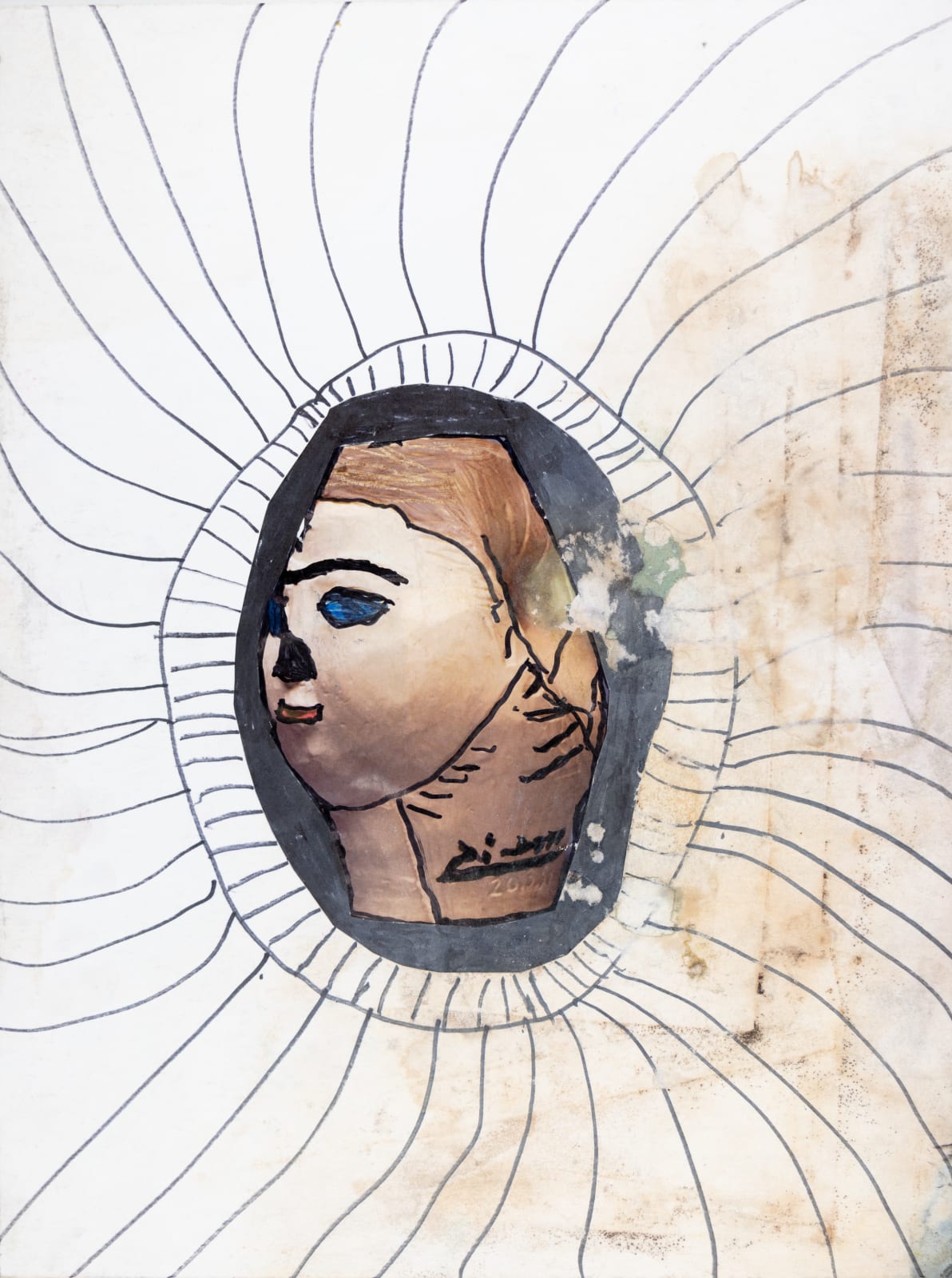 Veronica 'Ronnie' Cuculich, Untitled (Blue Eye Head), n.d.