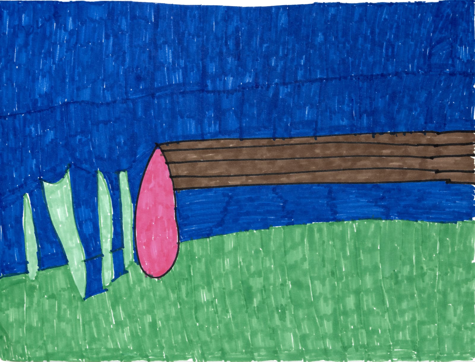 Maria Vanik, Bright Raindrop Grass Tree, 2020