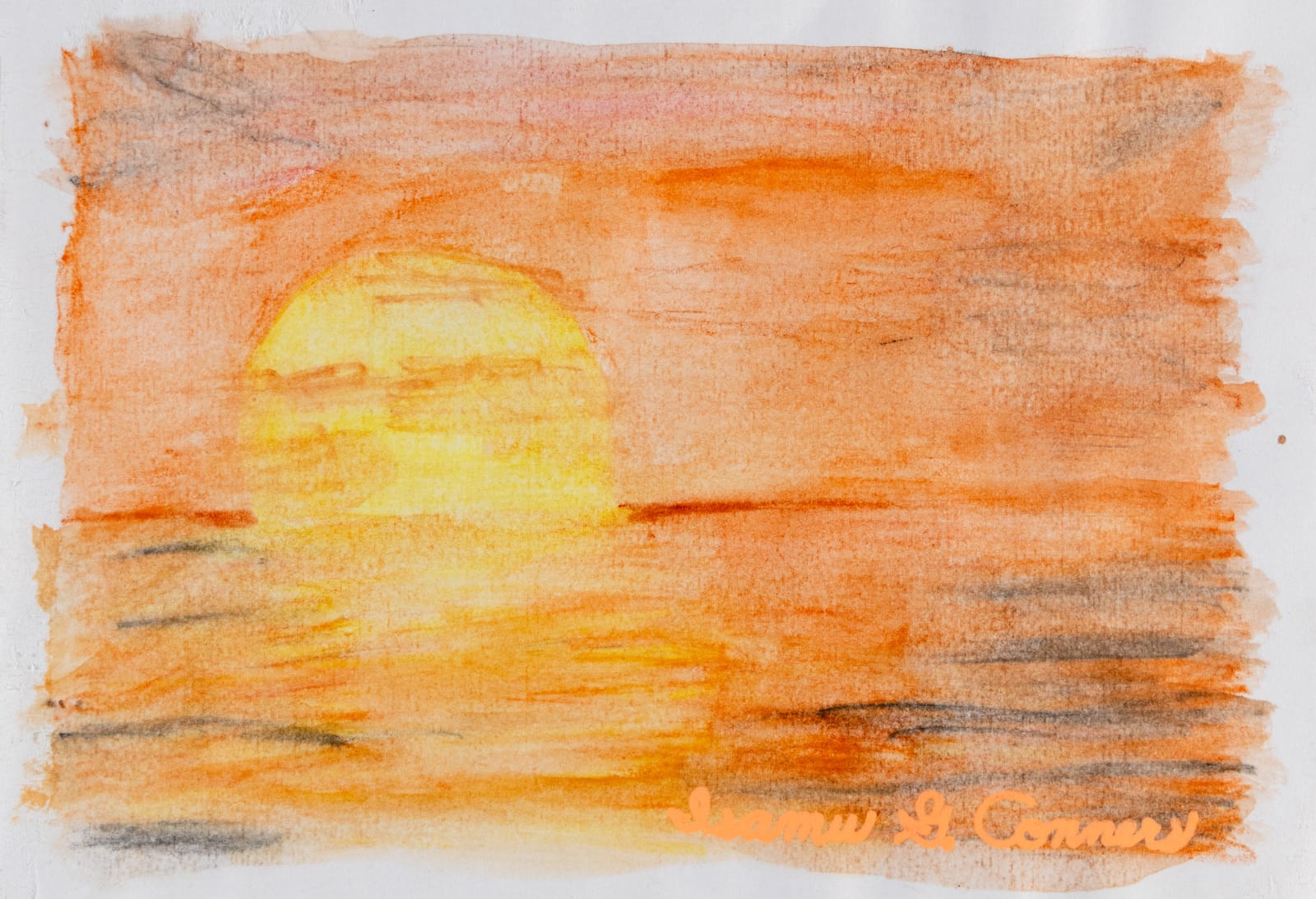 Isamu Guy Conners, Ocean Sunset, 2020
