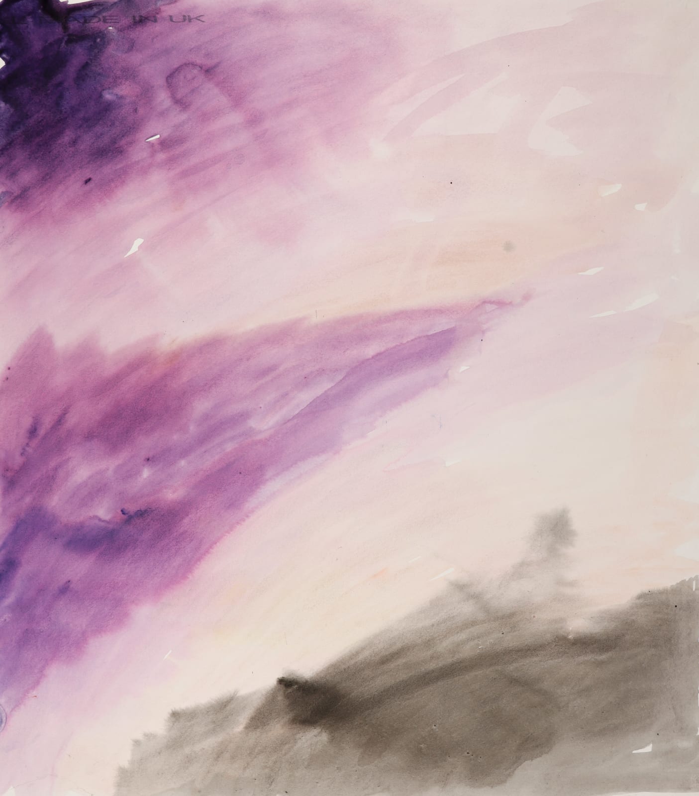 Lawrence M., Untitled (lavender and grayscale), n.d.