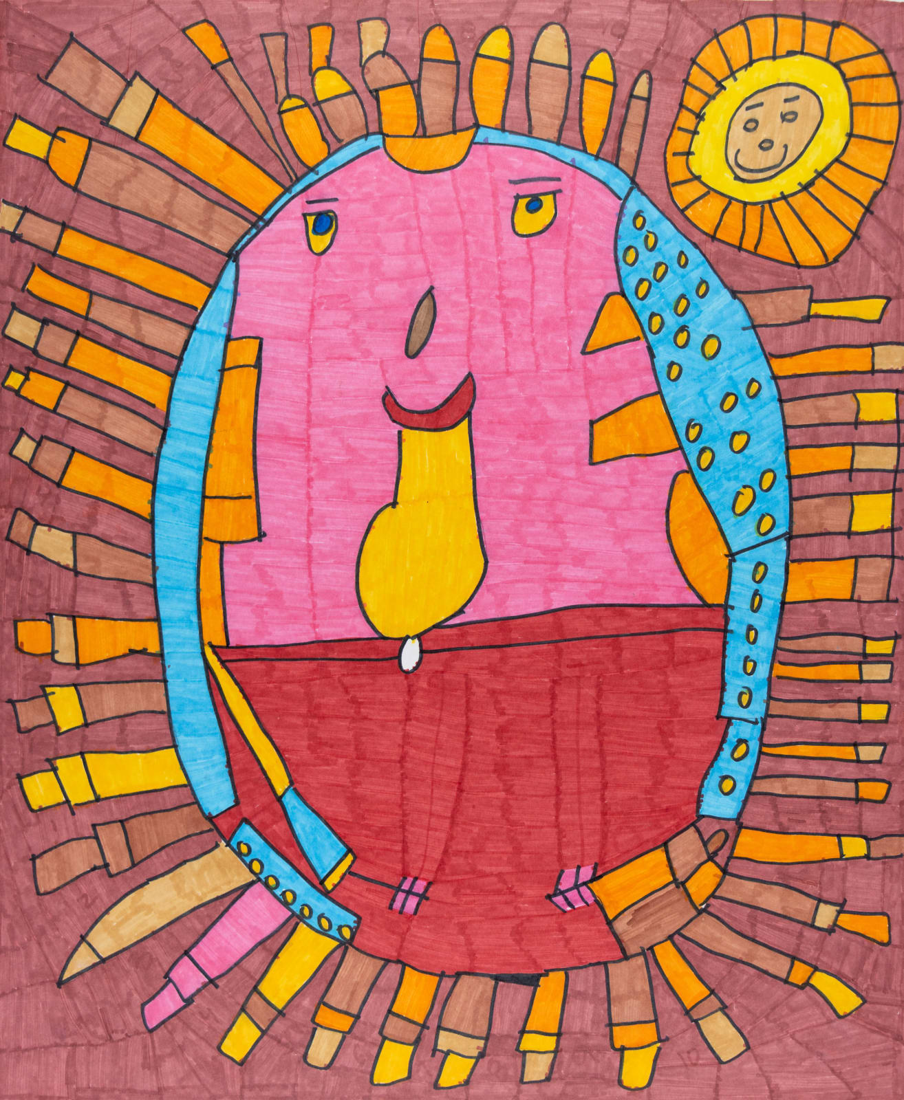 Maria Vanik, Virgin of Guadalupe, 2024