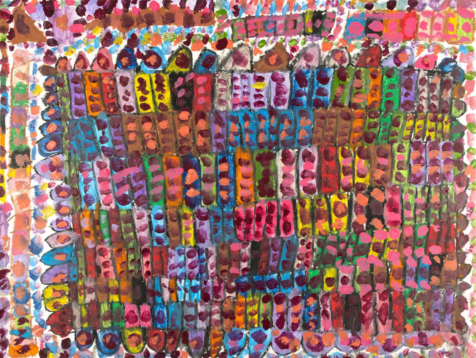 Marcus Imani Kennedy, Colored Rug, 2022