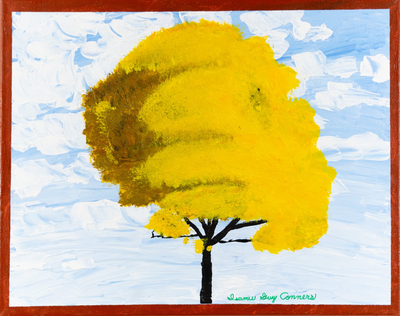 Isamu Guy Conners, Yellow Tree, 2023