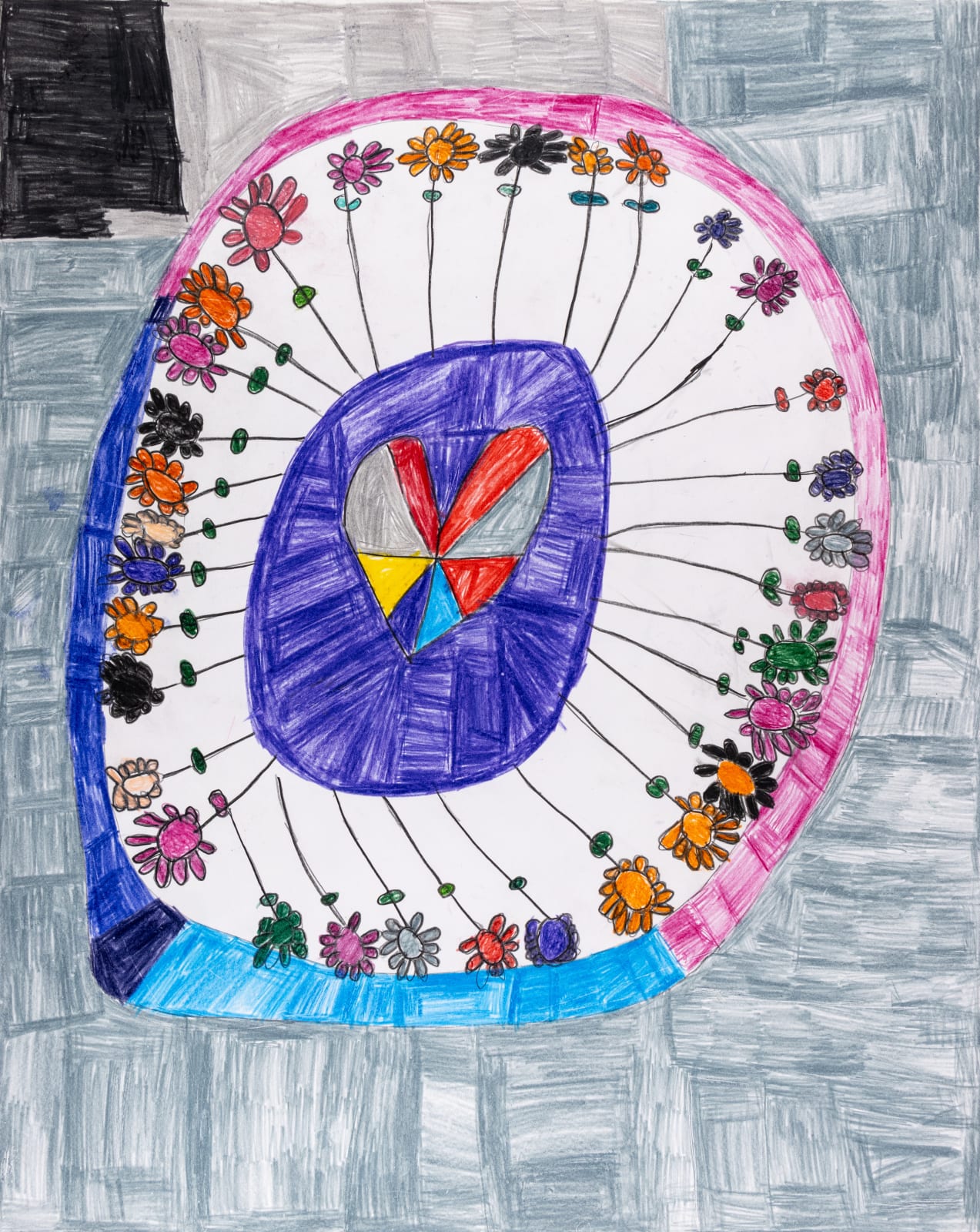 Christianne Msall, Peaceful is the Flower Forever, 2017