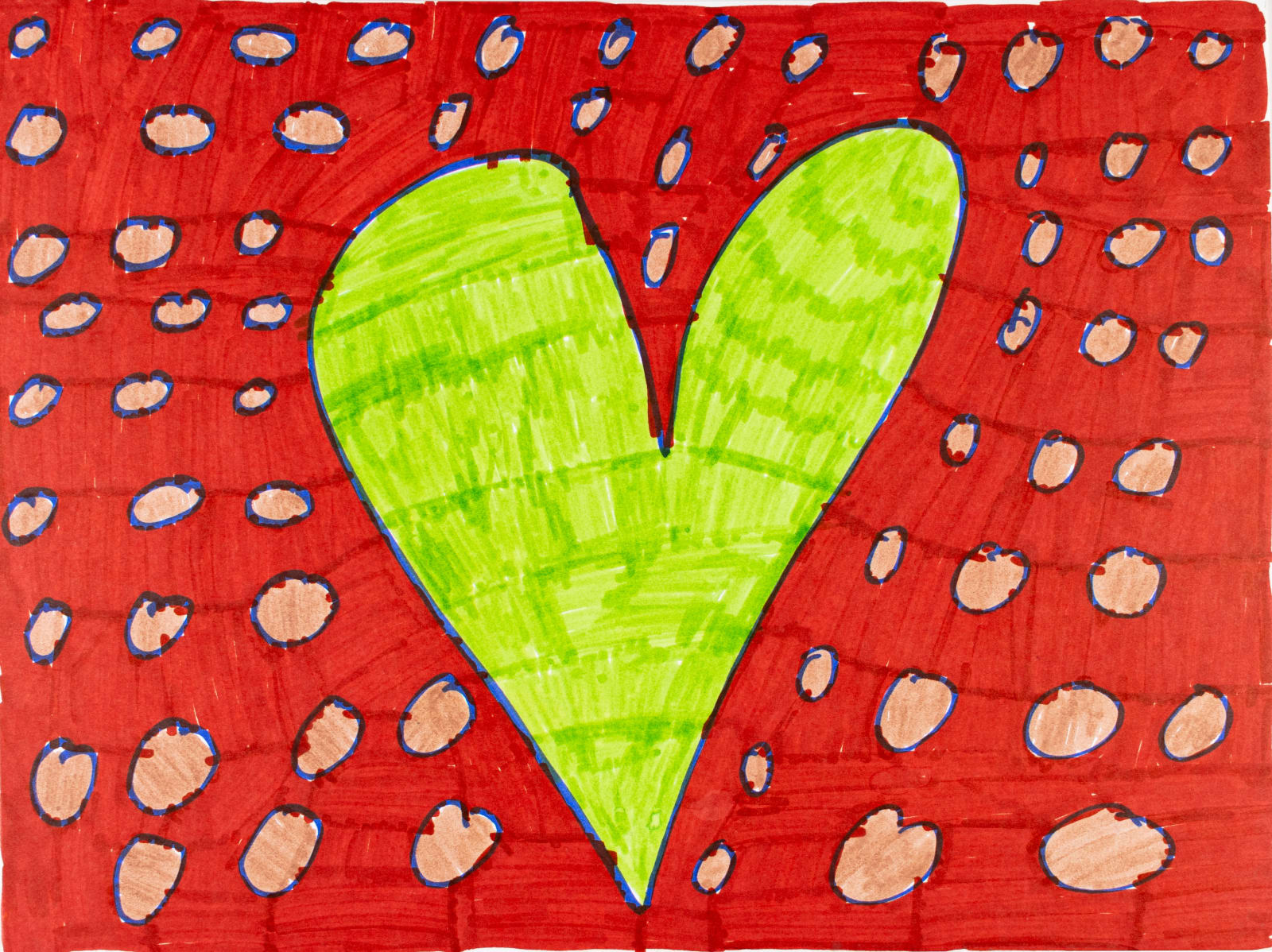 Maria Vanik, Family Circle Heart, 2018
