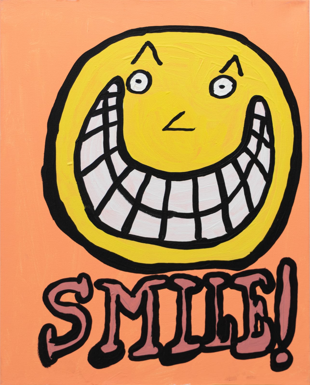 Alex Scott, Smiley Face, 2023