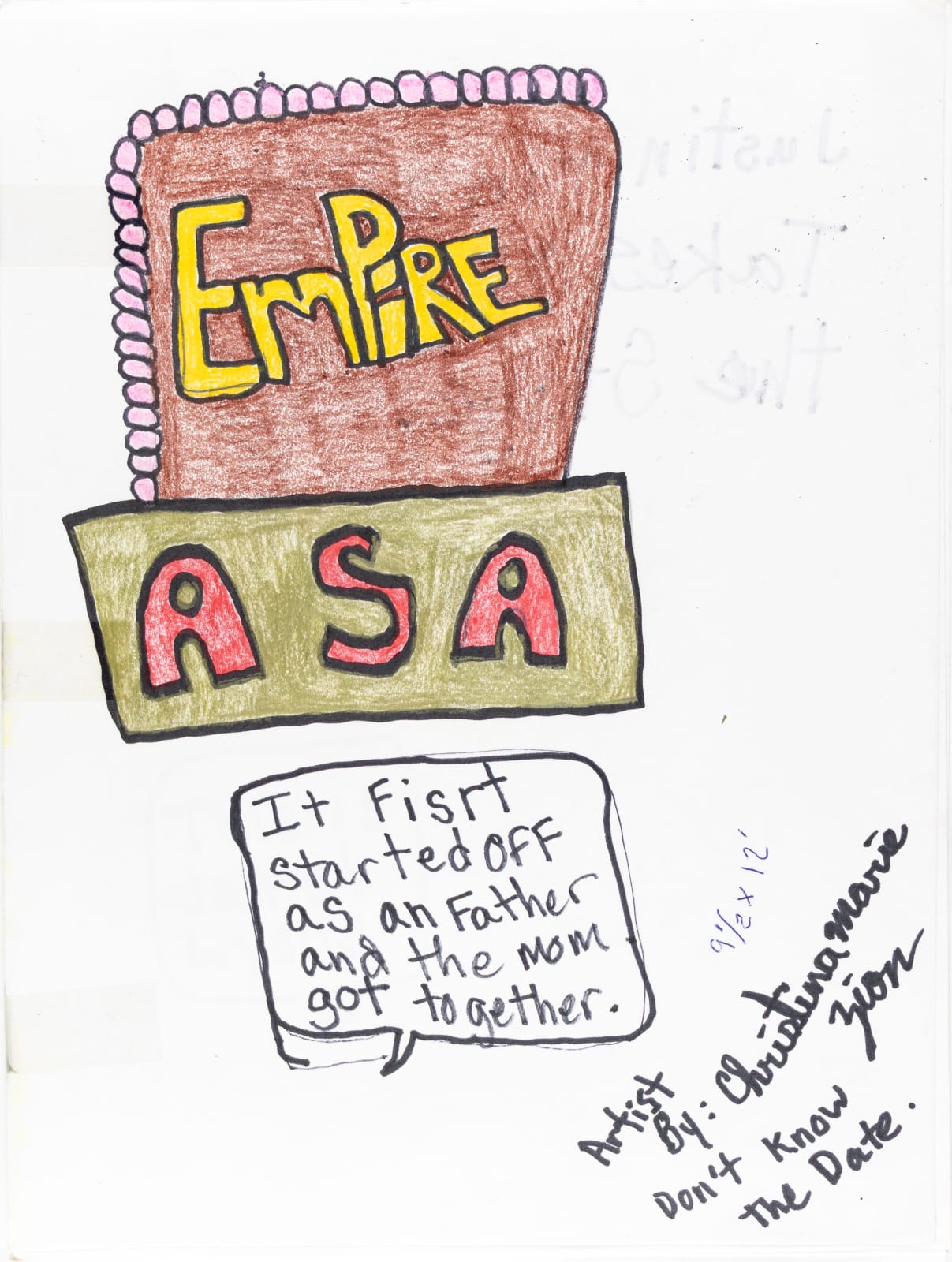 Christina Zion, Empire Asa, n.d.