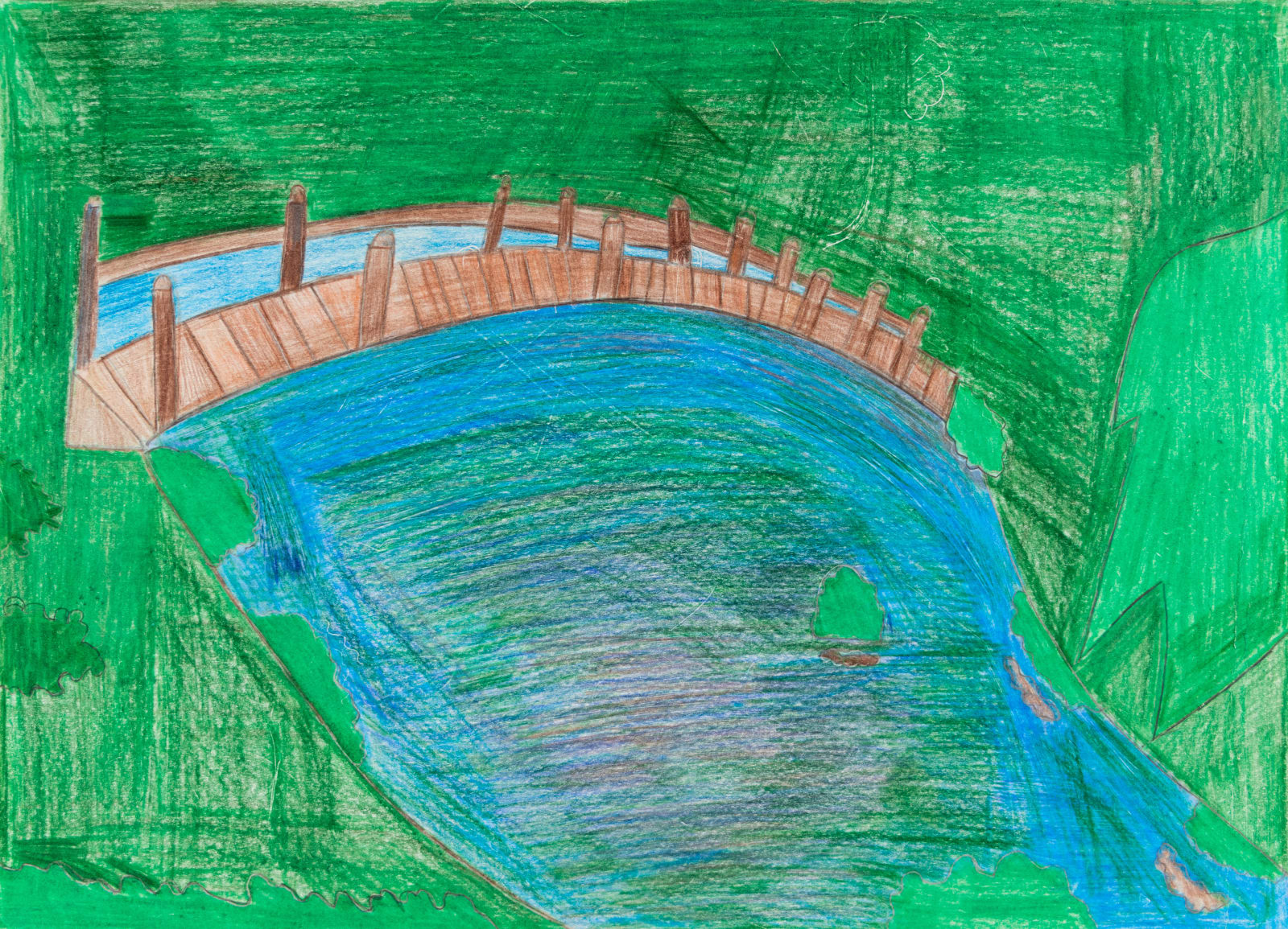 Stefan Harhaj, Bridge Over Water, 2015