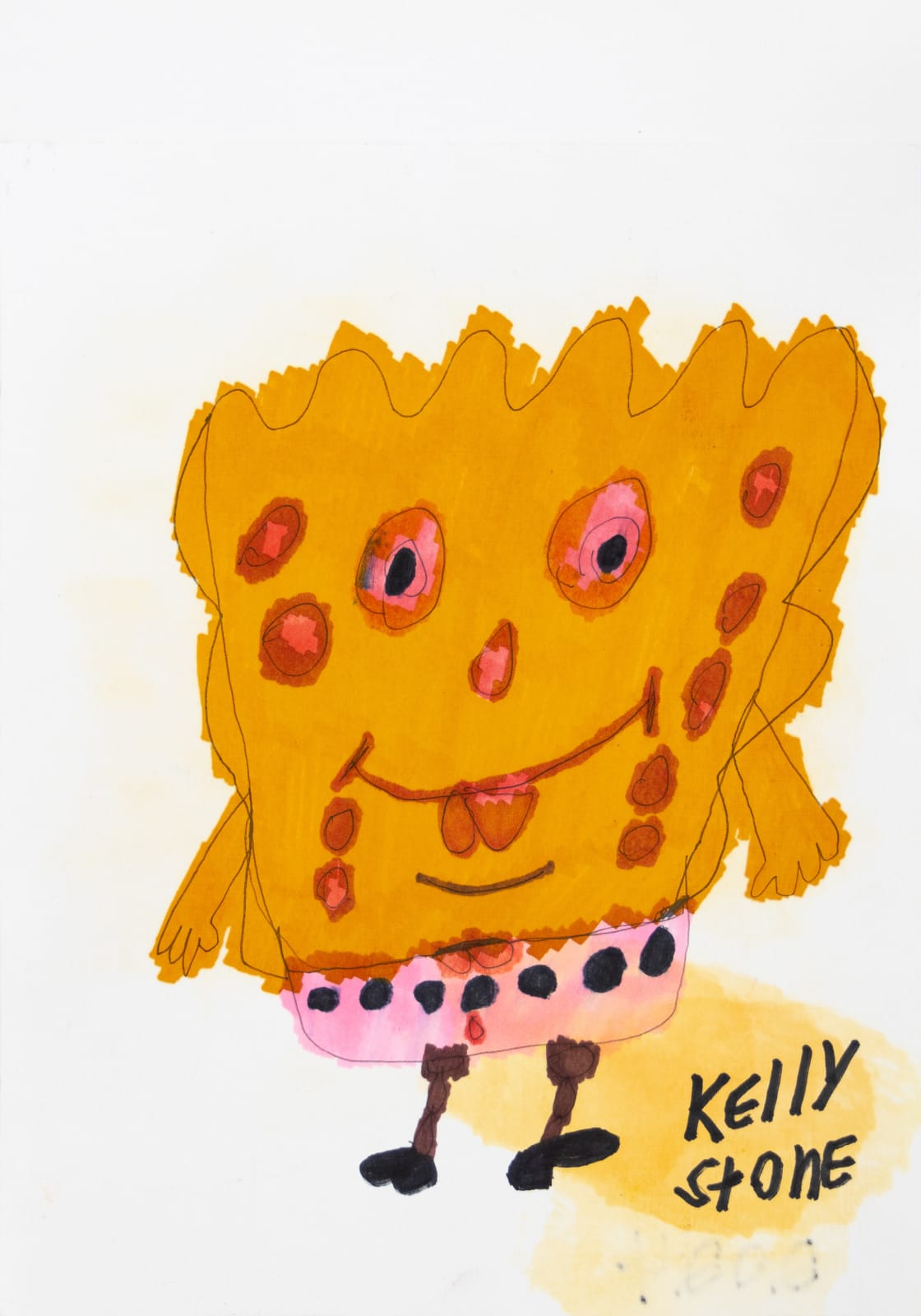 Kelly Stone, Yellow and Pink, 2024