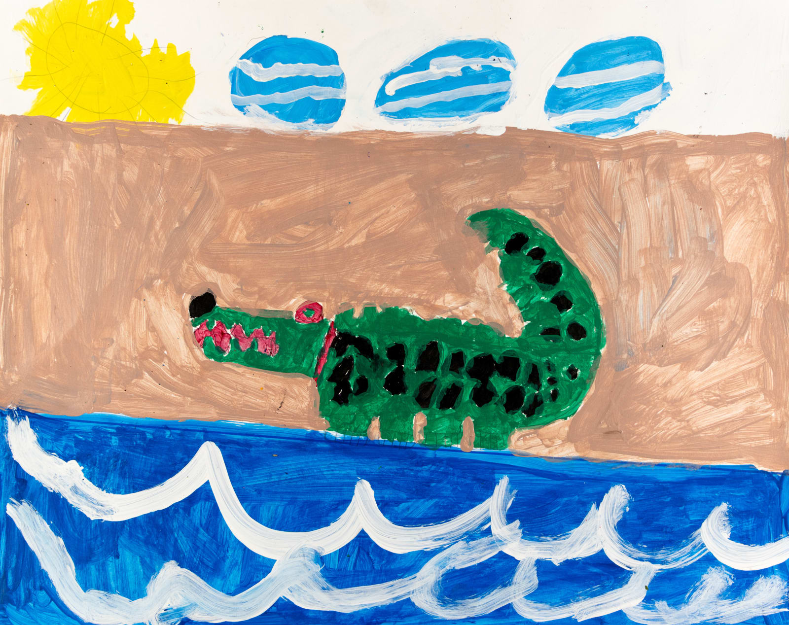 Jean Wilson, Alligators in the Water, 2022