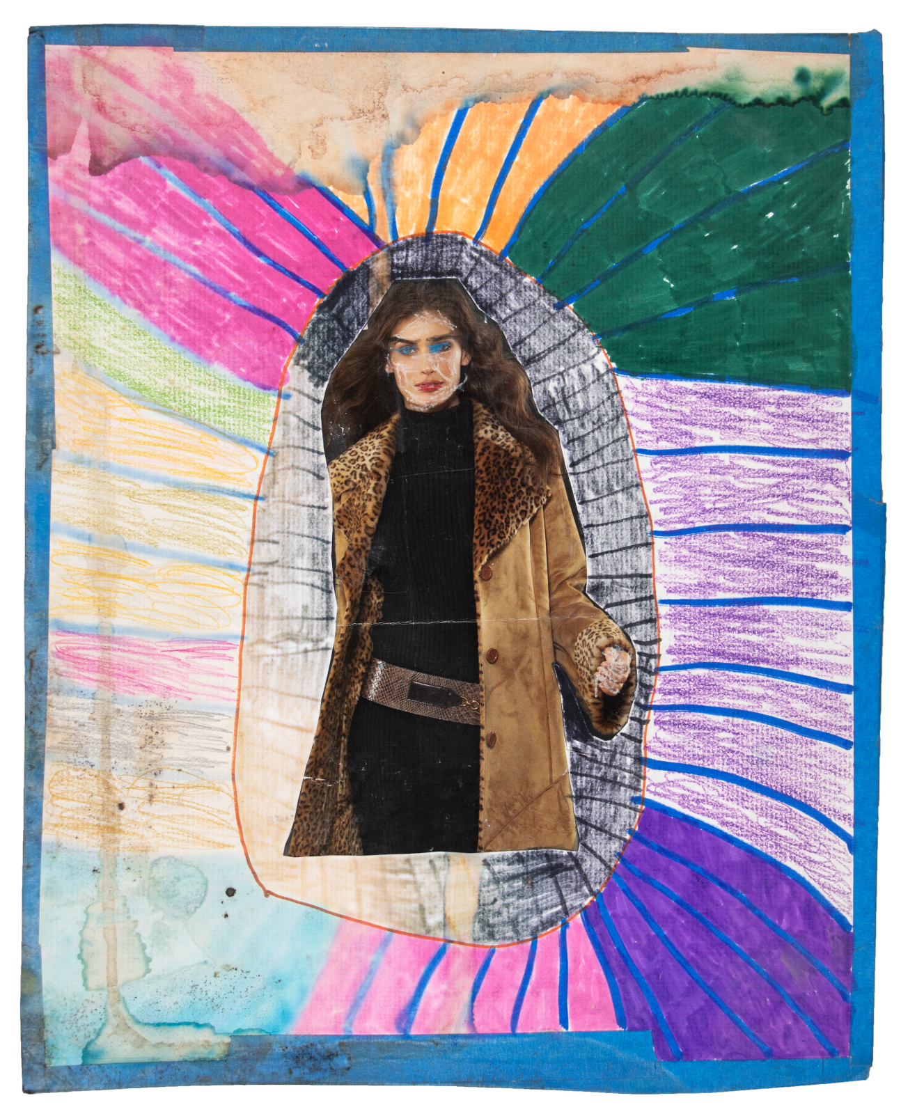 Veronica 'Ronnie' Cuculich, Untitled (Woman with Leopard Print Coat) , n.d.