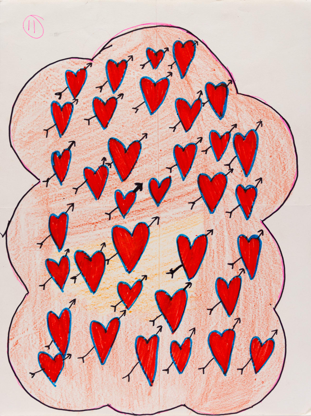 Stefan Harhaj, Untitled (Heart Work), 2020