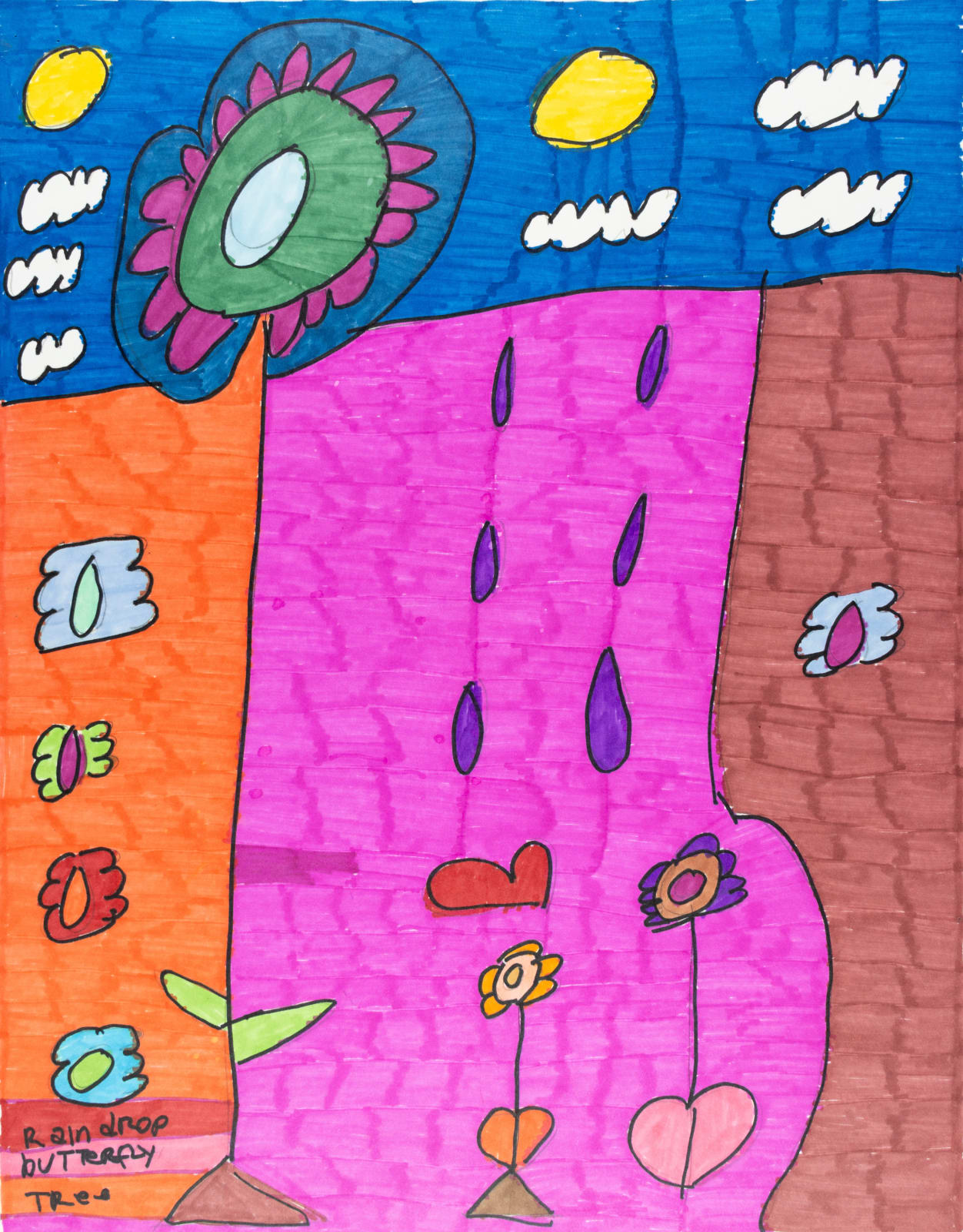 Maria Vanik, Rain Drop Butterfly Tree, 2021