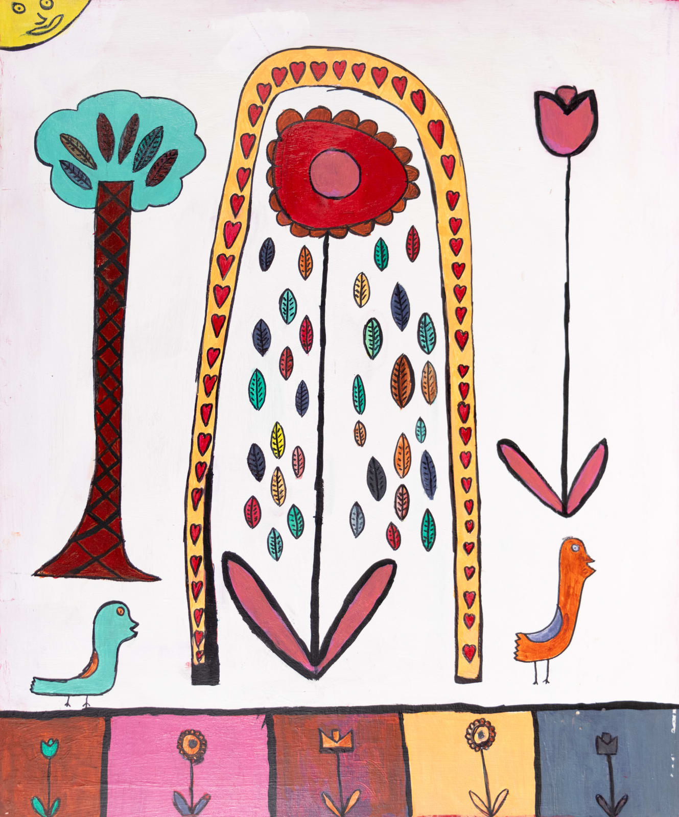 Stefan Harhaj, Trees + Flowers + Leaves + Birds, 2021