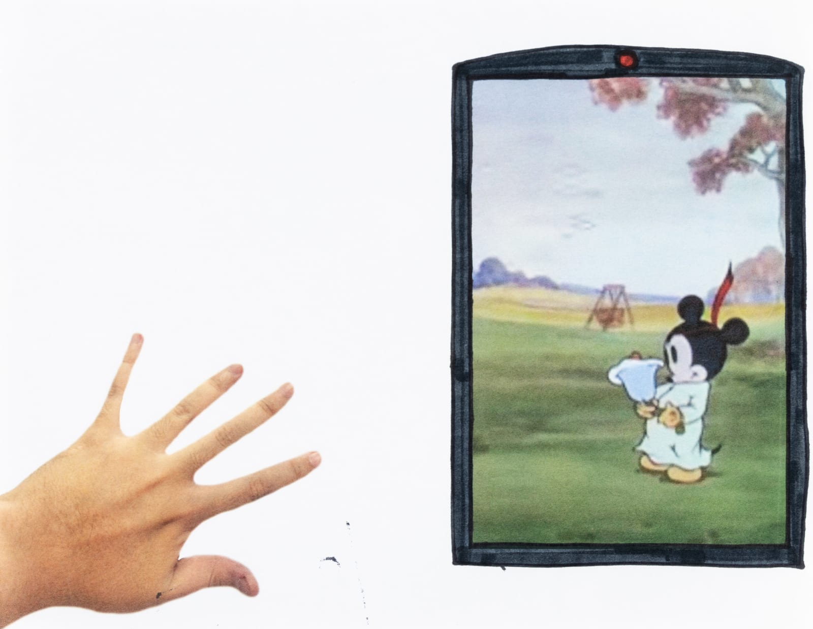 Noel Herrera, Noel Hand Open the Door Mickey Mouse, 2024