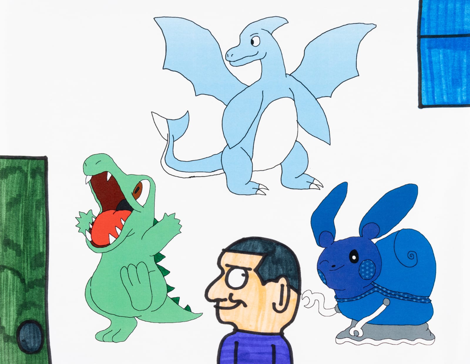 Noel Herrera, Pokémon Alligator Shark Dragon Snail, 2025