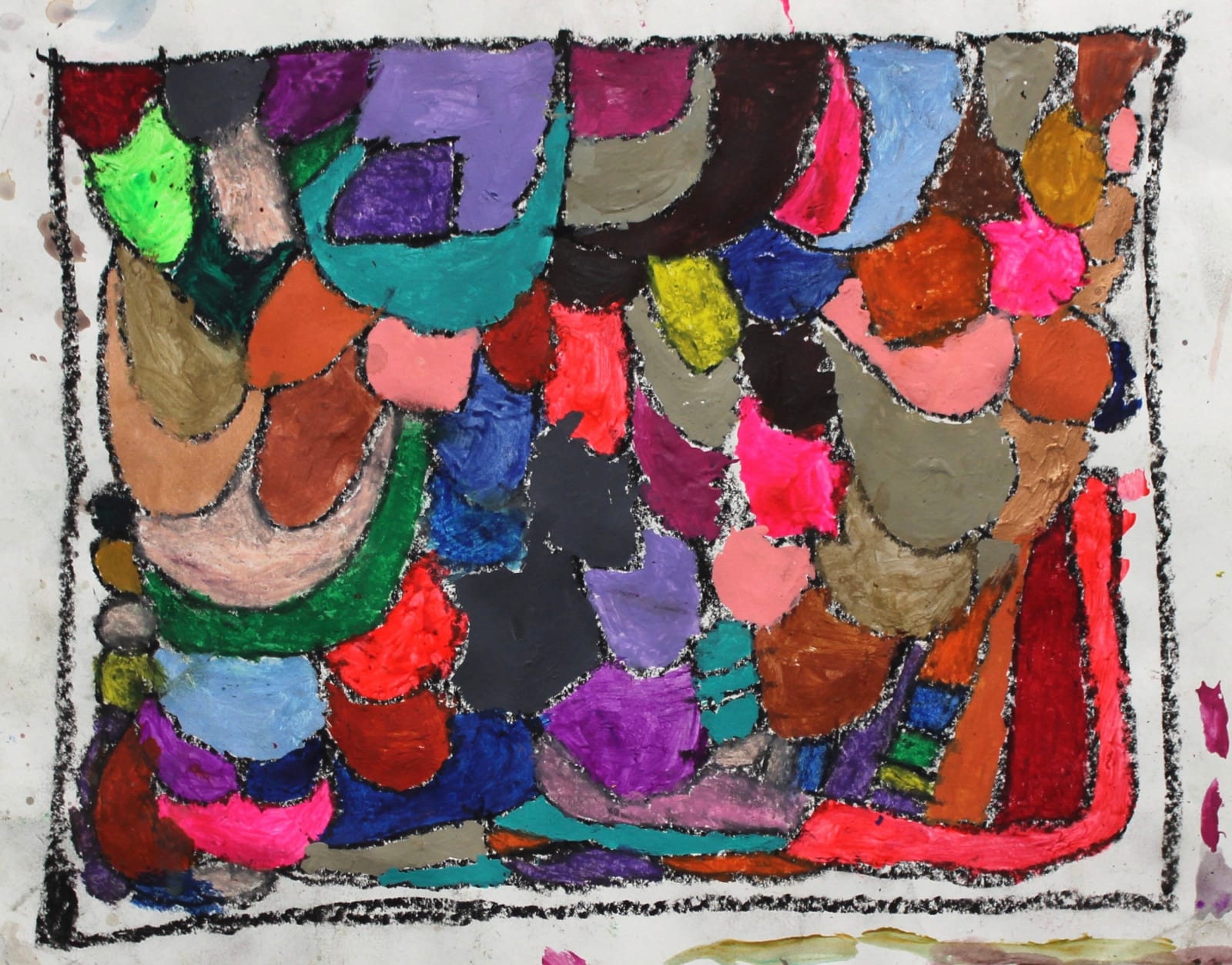 Marcus Imani Kennedy, Art Pattern Rainbow , 2021