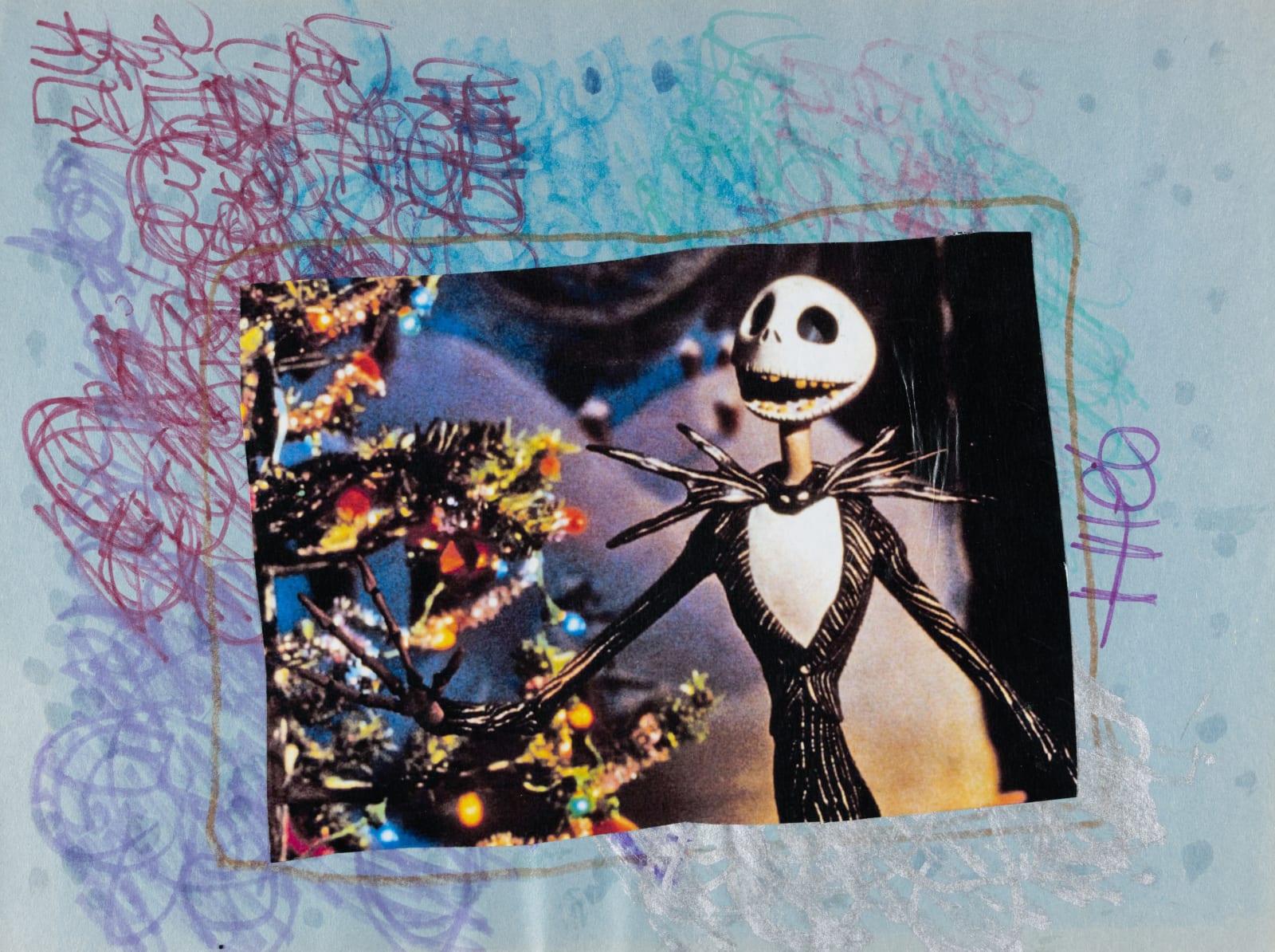 Lawrence M., Untitled (Jack Skellington / Snow White and the Seven Dwarves), n.d.