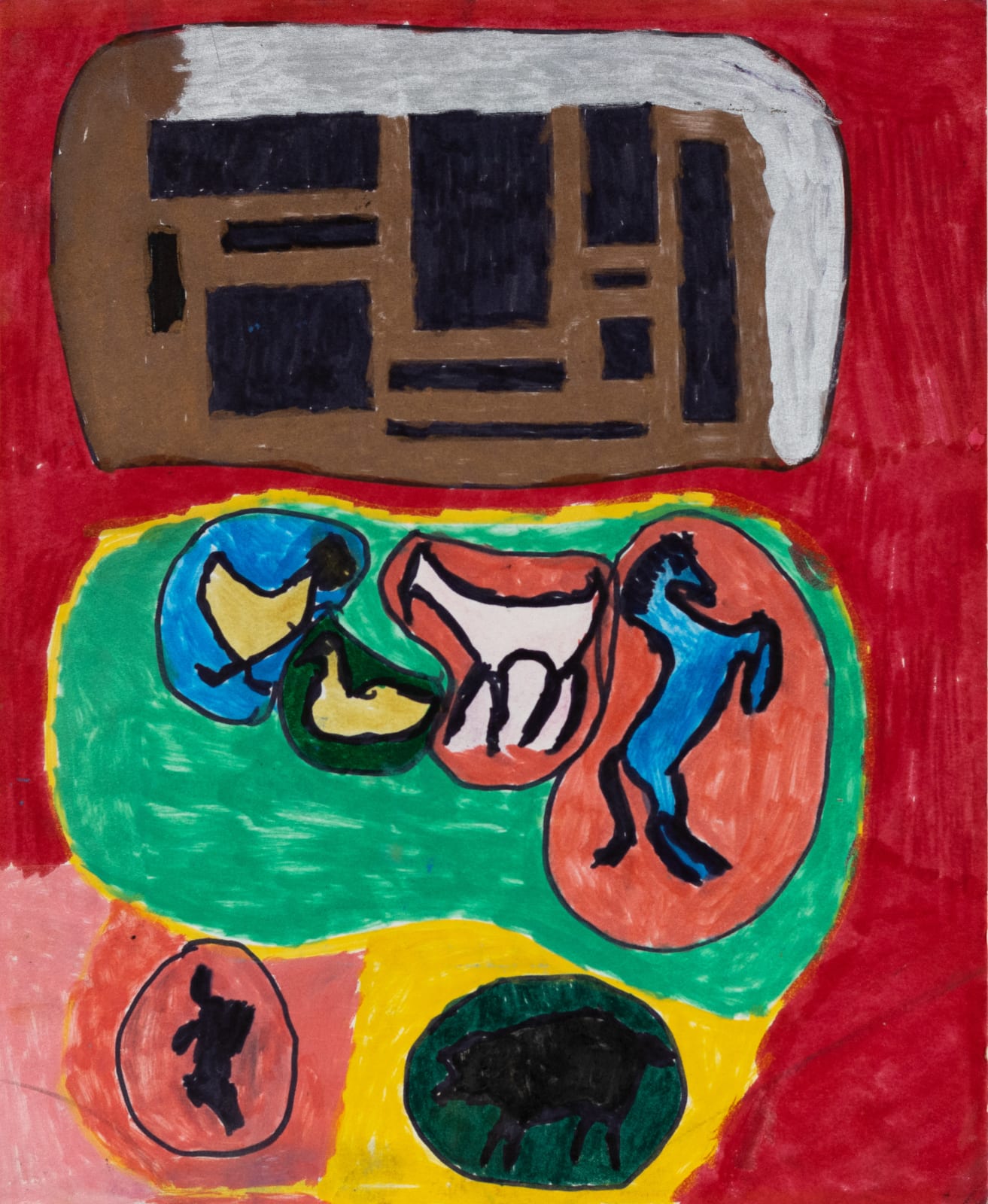 Veronica 'Ronnie' Cuculich, Horse, Rooster, Chicken, Pig, 2008