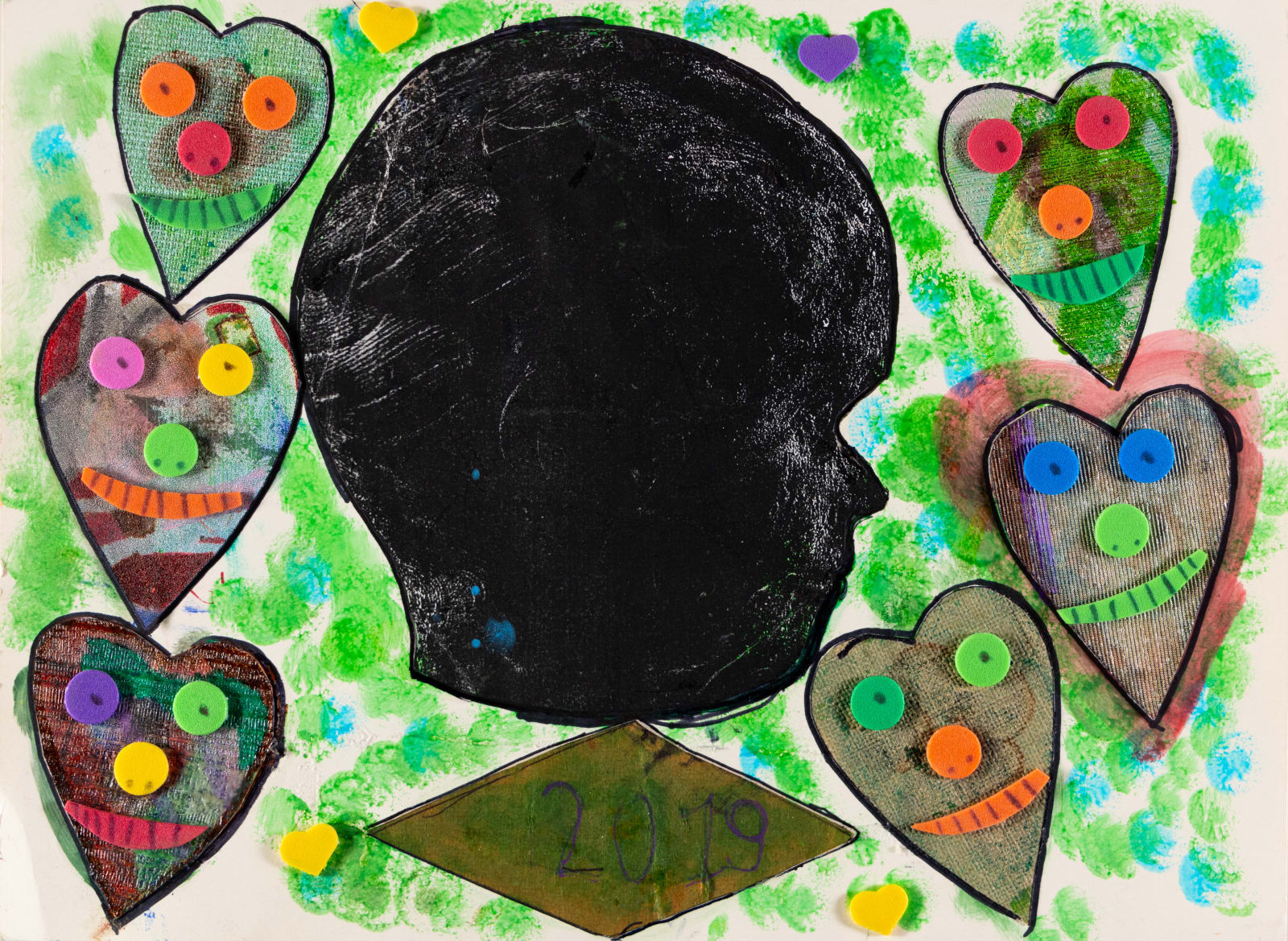 Stefan Harhaj, Hearts & A Person & Smiley Faces, 2019