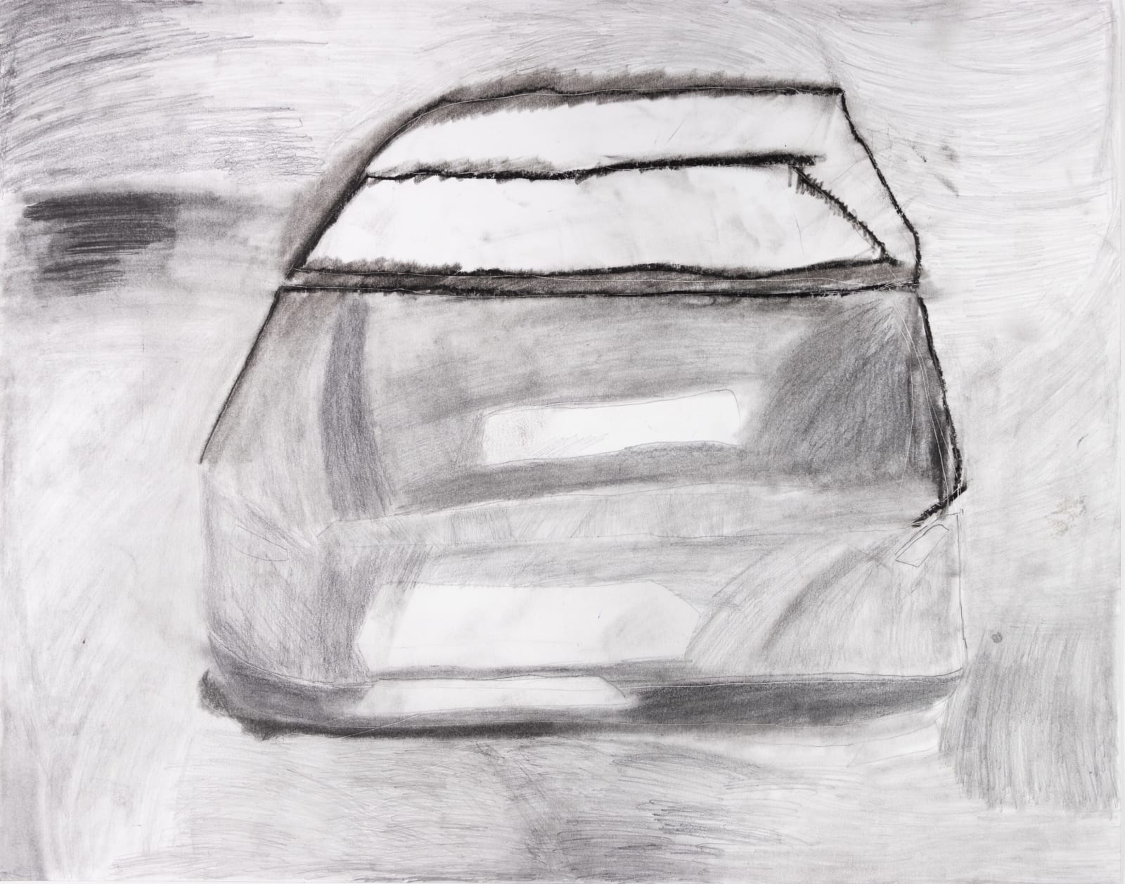 Joey Center, Car in the Shadow , 2024