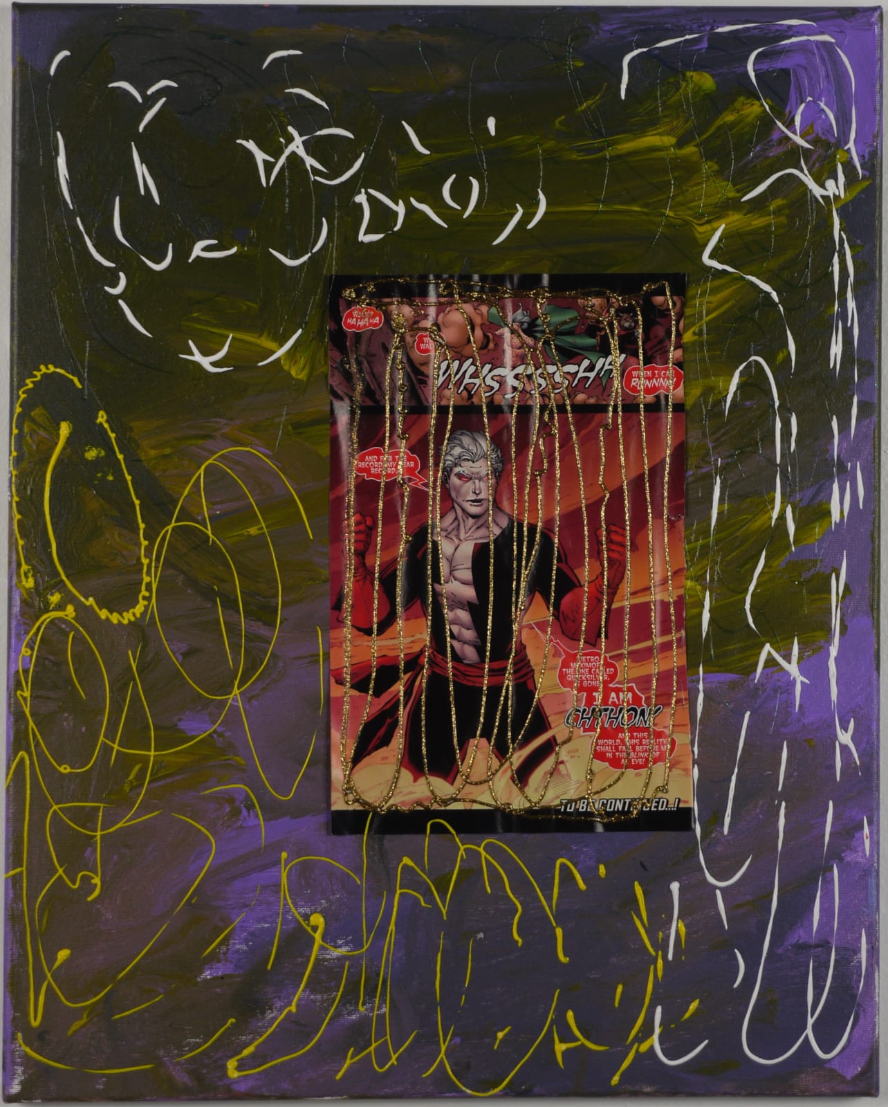 Lawrence M., Purple Rainbow Color Canvas, 2019