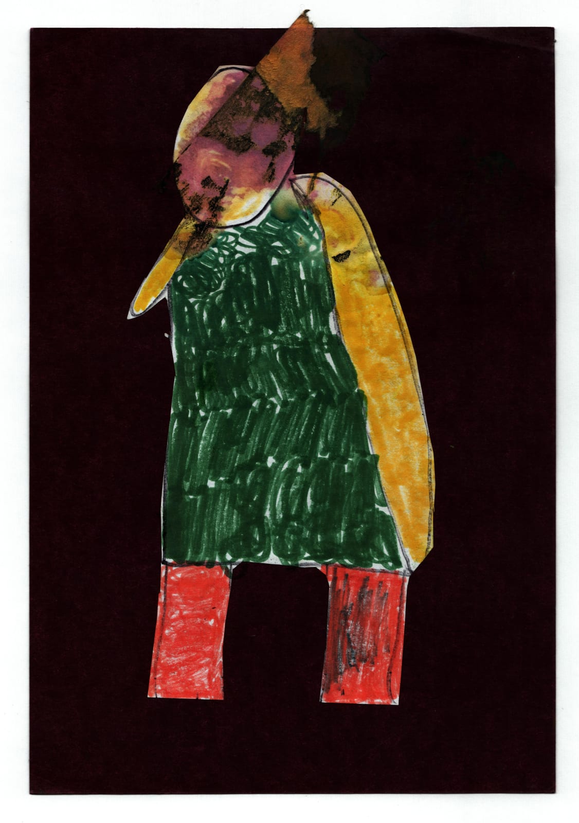 Veronica 'Ronnie' Cuculich, Untitled (Green, Yellow, Orange Baby Doll), n.d.