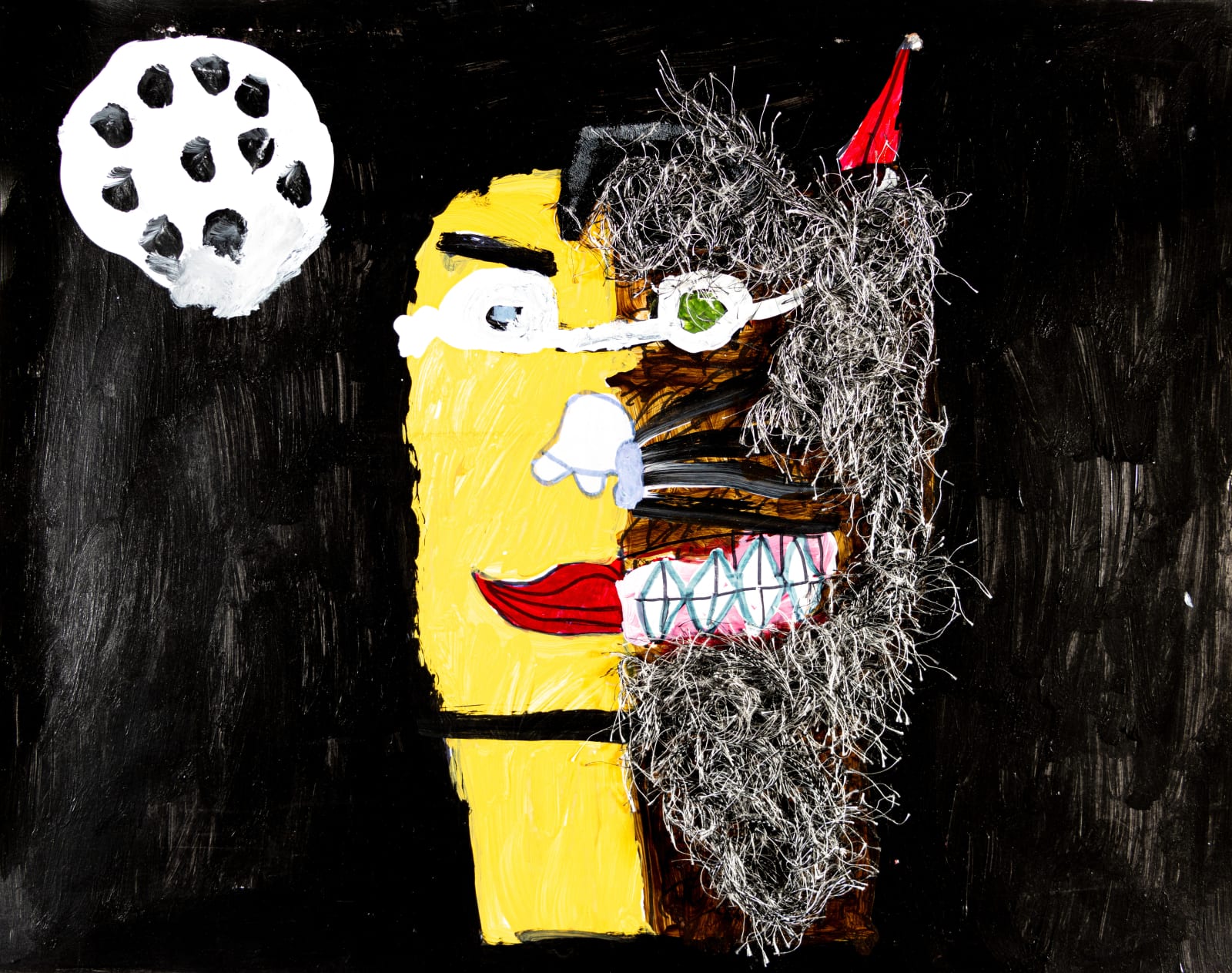 Jean Wilson, Half-Wolf Half-Human, 2019