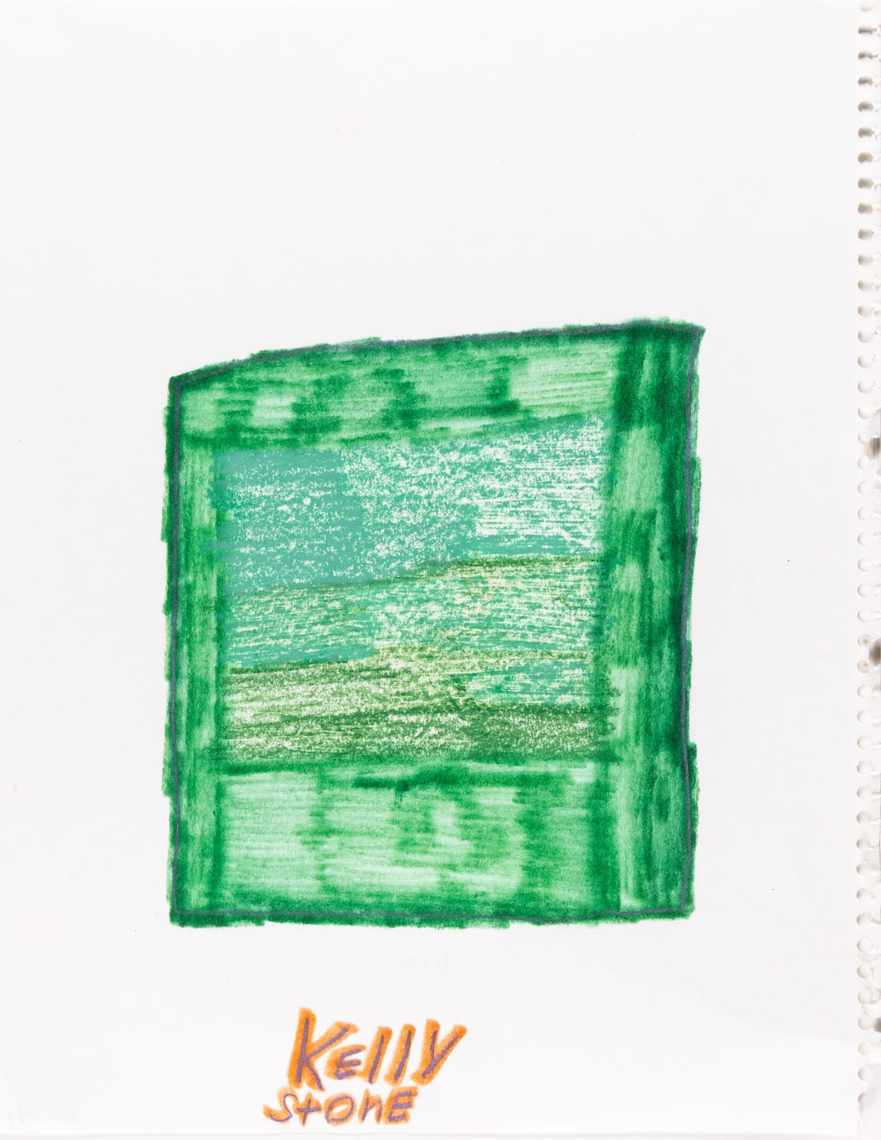 Kelly Stone, Untitled (Green Square), n.d.