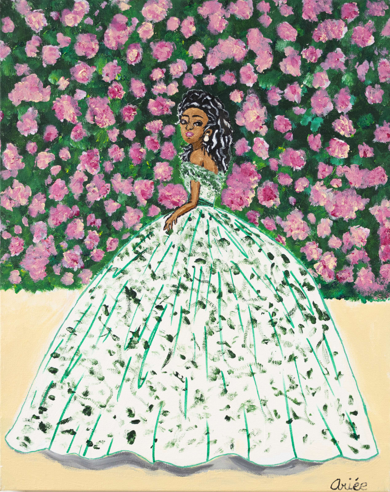 Ariée, The Girl with Scarlett O'Hara's Green Dress, 2024