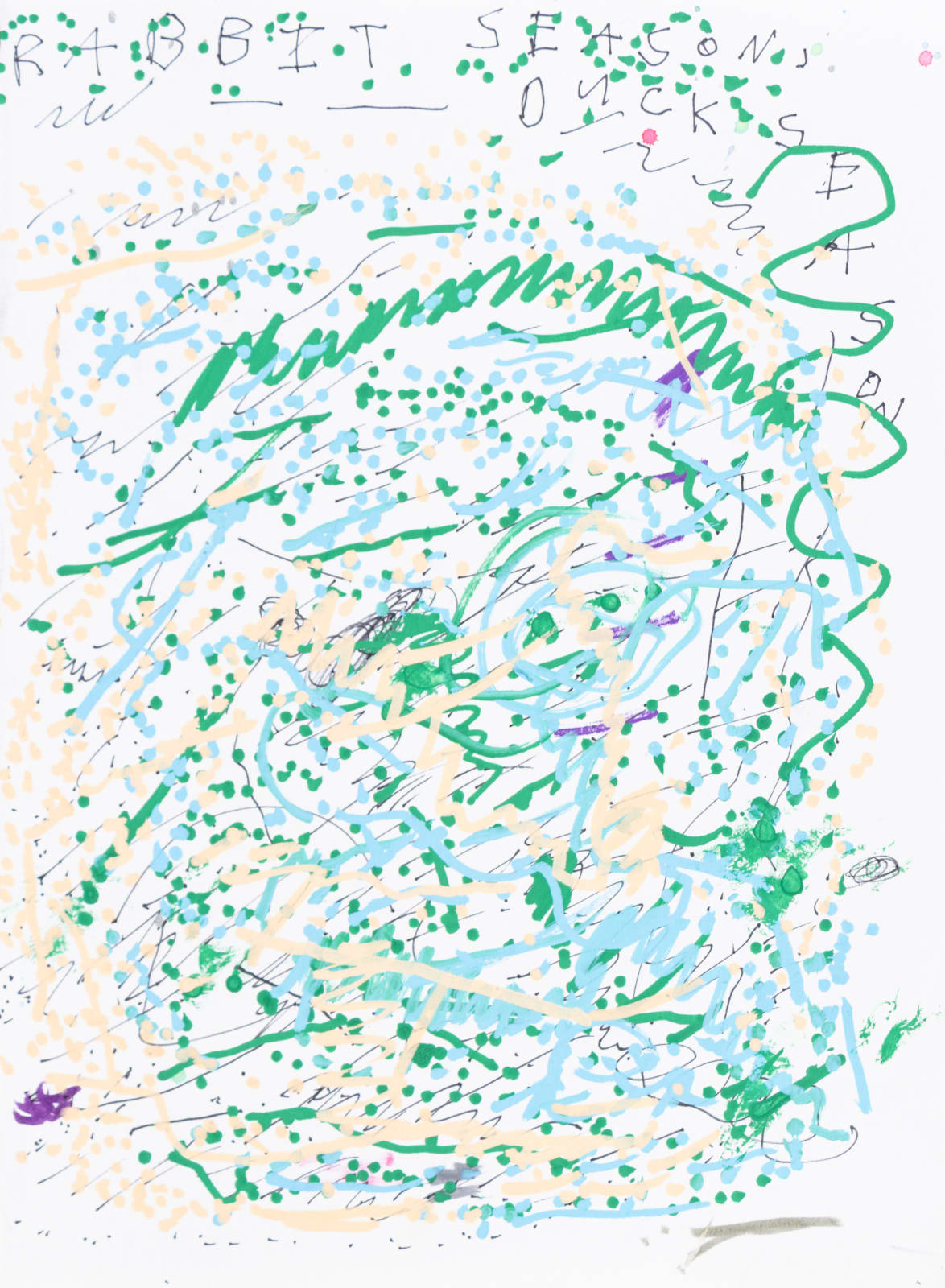 Ted Hamel, Rabbit Season Duck Season, 2025