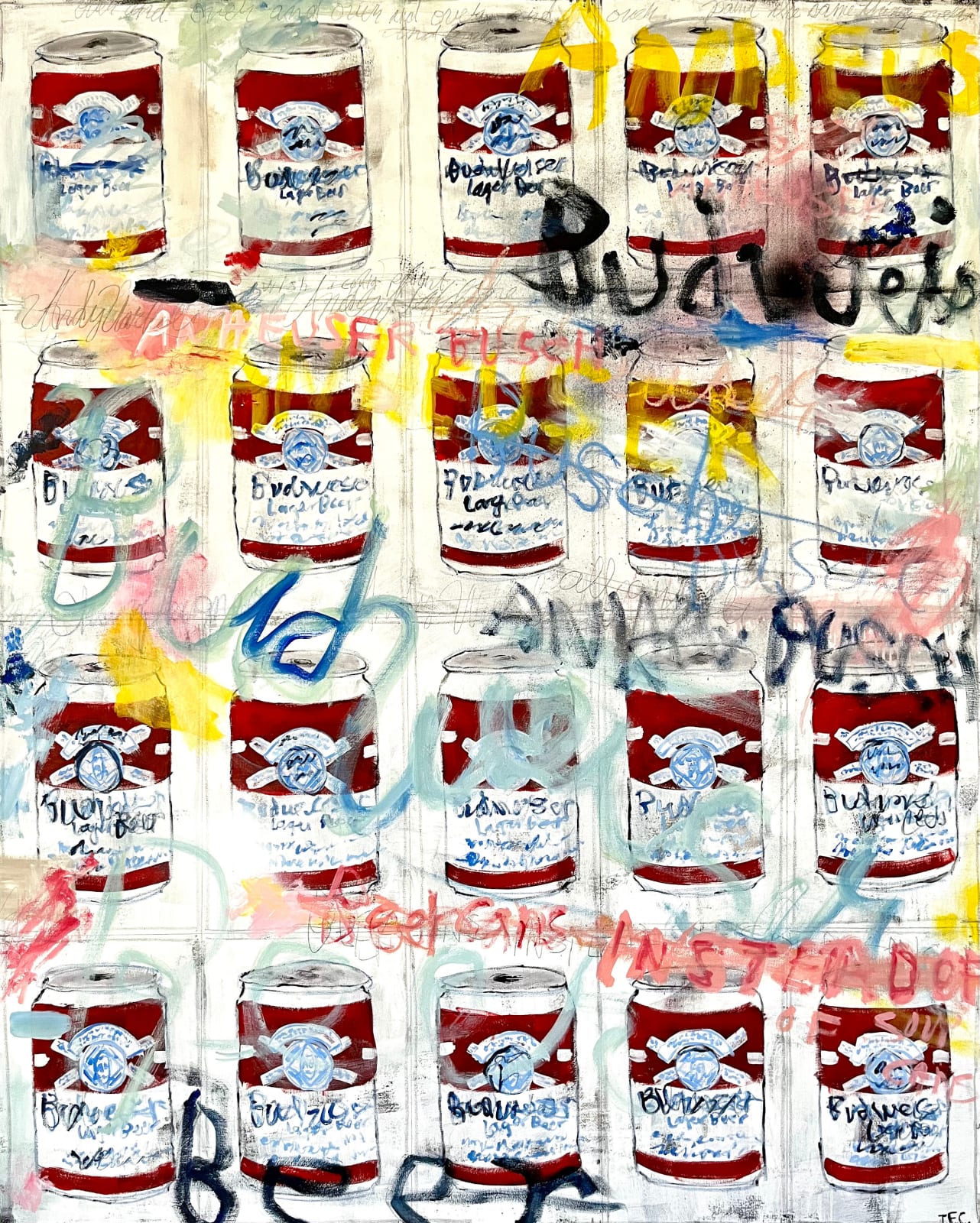 Tyler Casey, 20 Budweiser Cans, 2024