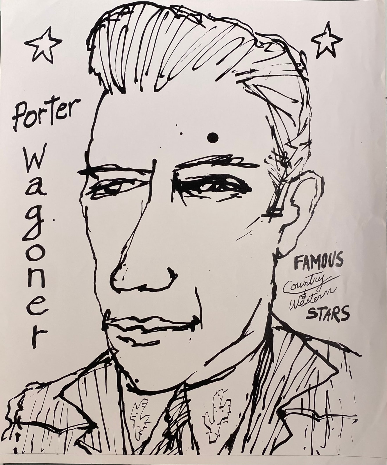 Linda and Ed Blackburn, Famous Country and Western Stars: Porter Wagoner