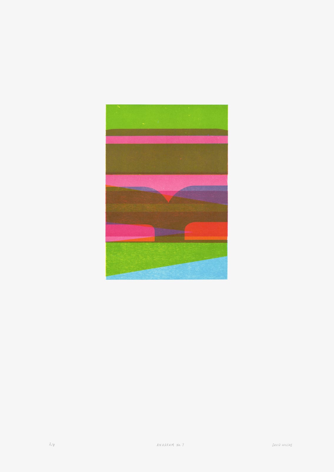 David Wolske, Anagram no.7, 2014