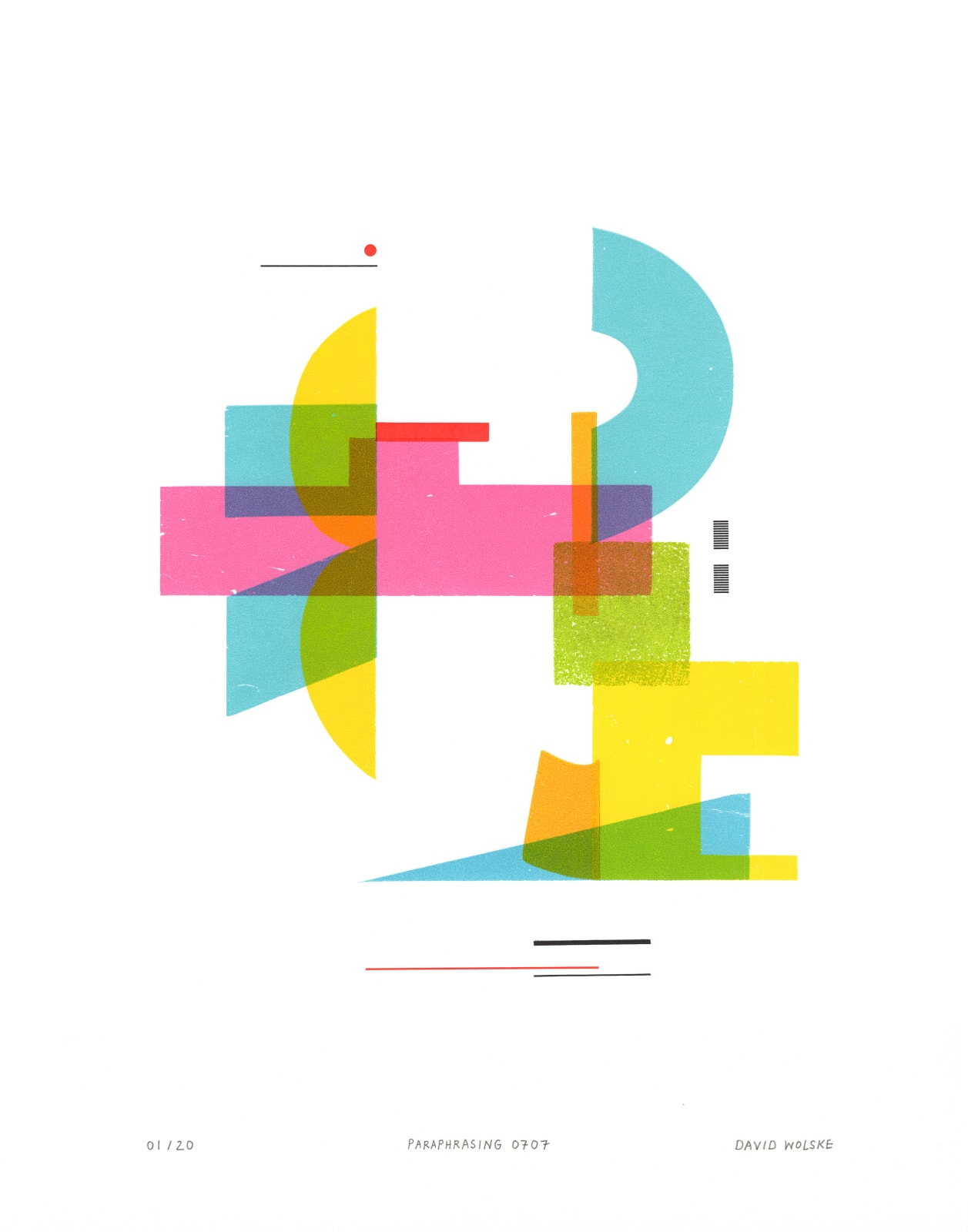 David Wolske, Paraphrasing 0707, 2018
