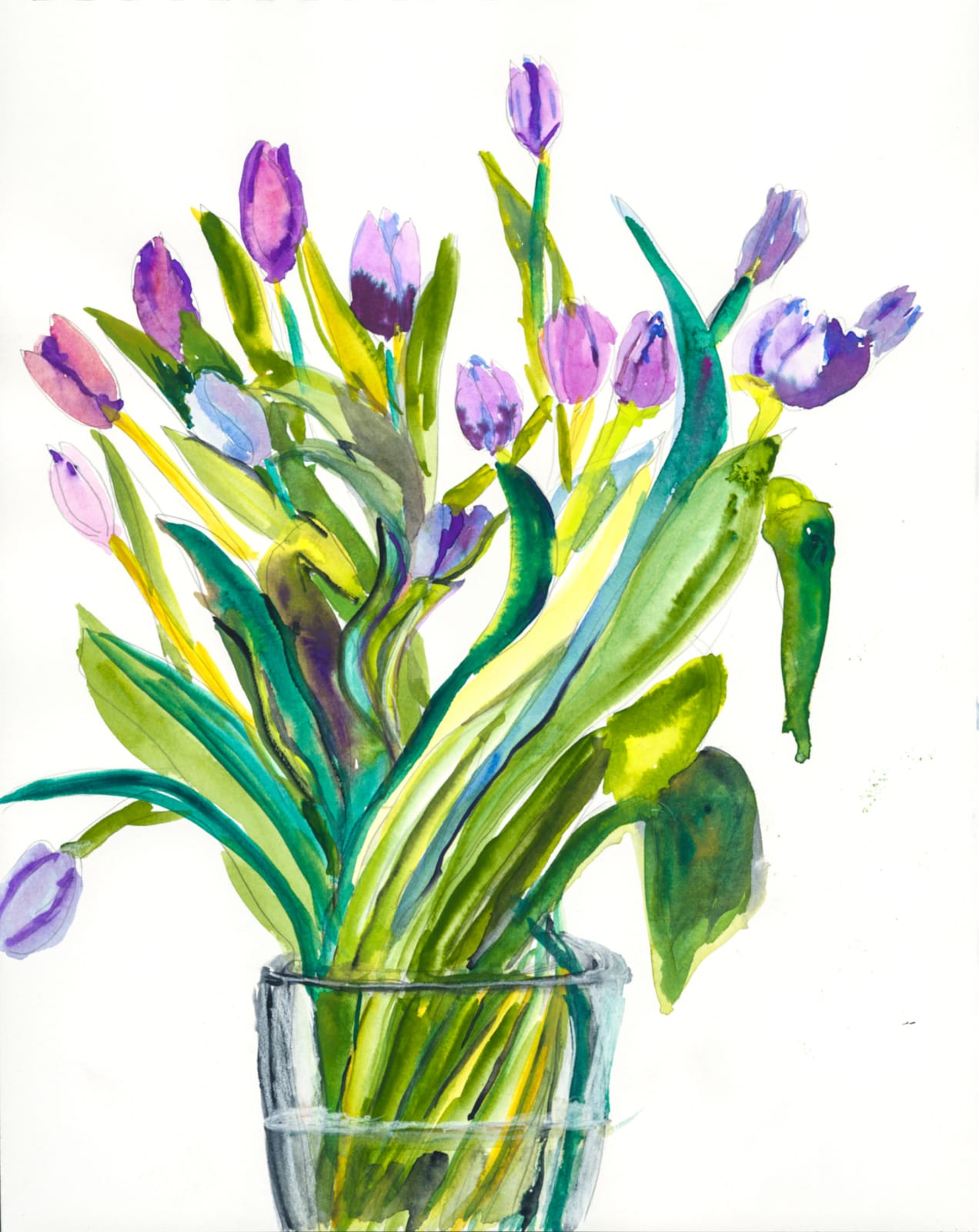 Carroll Swenson-Roberts, Fresh Tulips , 2022